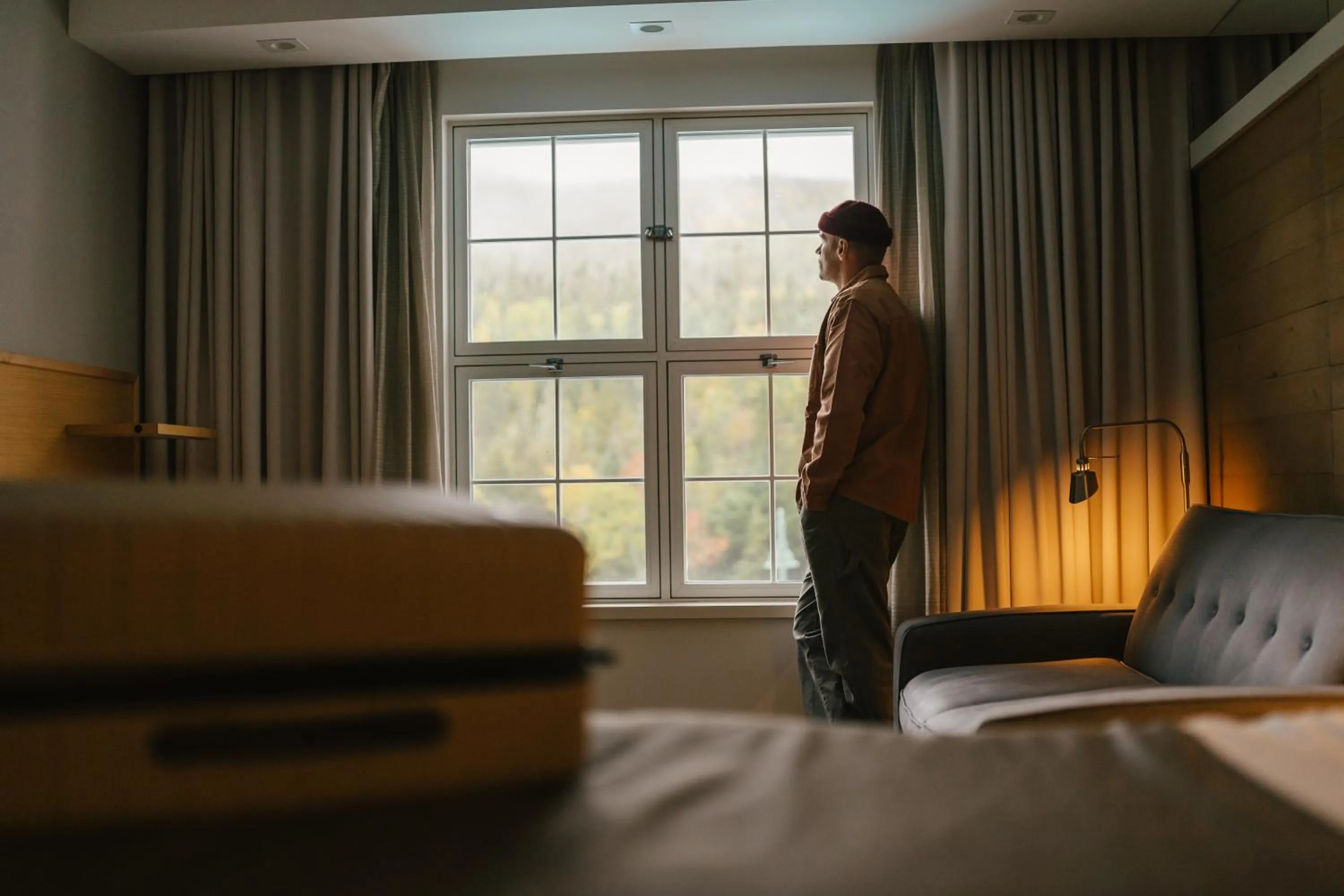 View (from property/room), Bed in Gîte du Mont-Albert - Sepaq