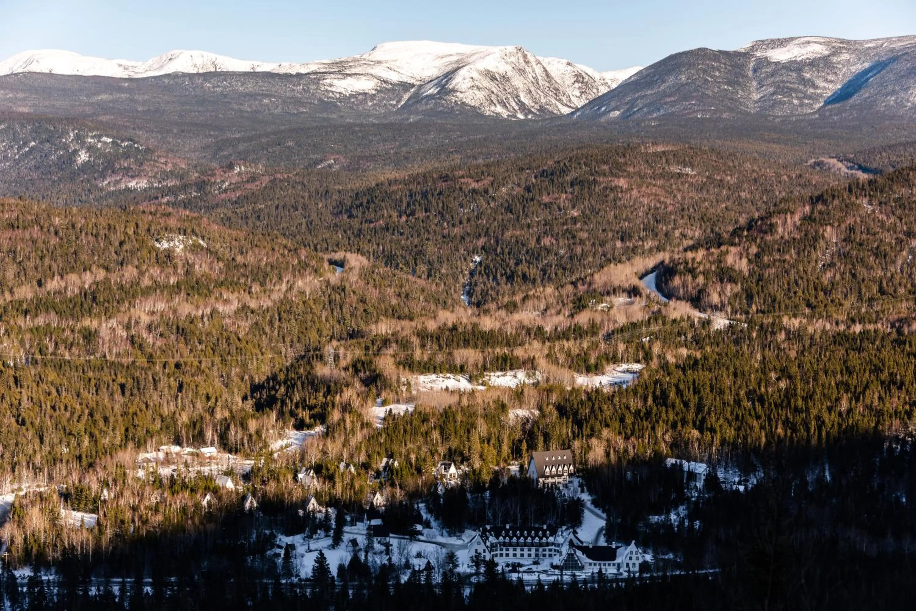 Bird's eye view in Gîte du Mont-Albert - Sepaq