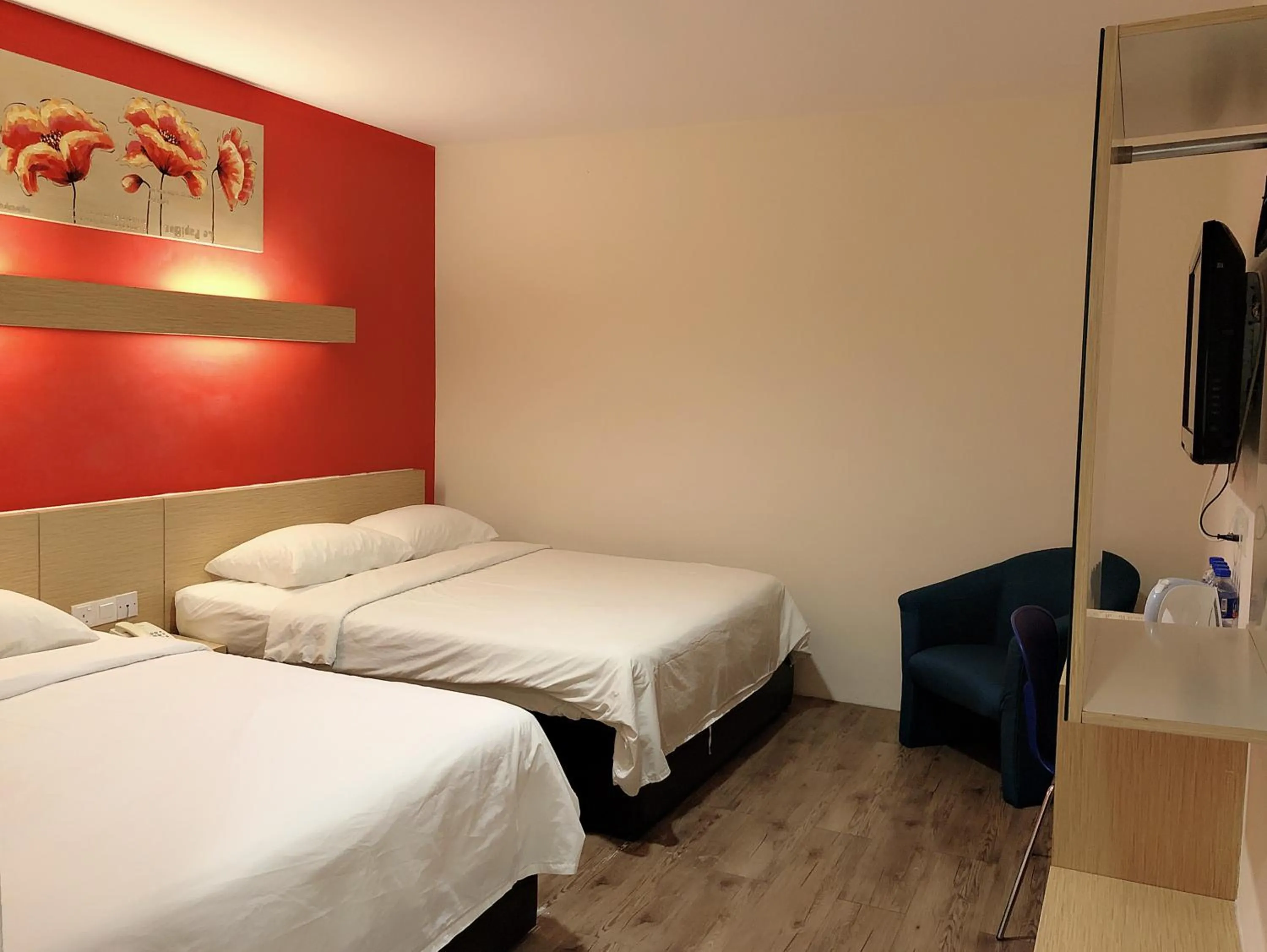 Bed in Tras Mutiara Hotel Bentong