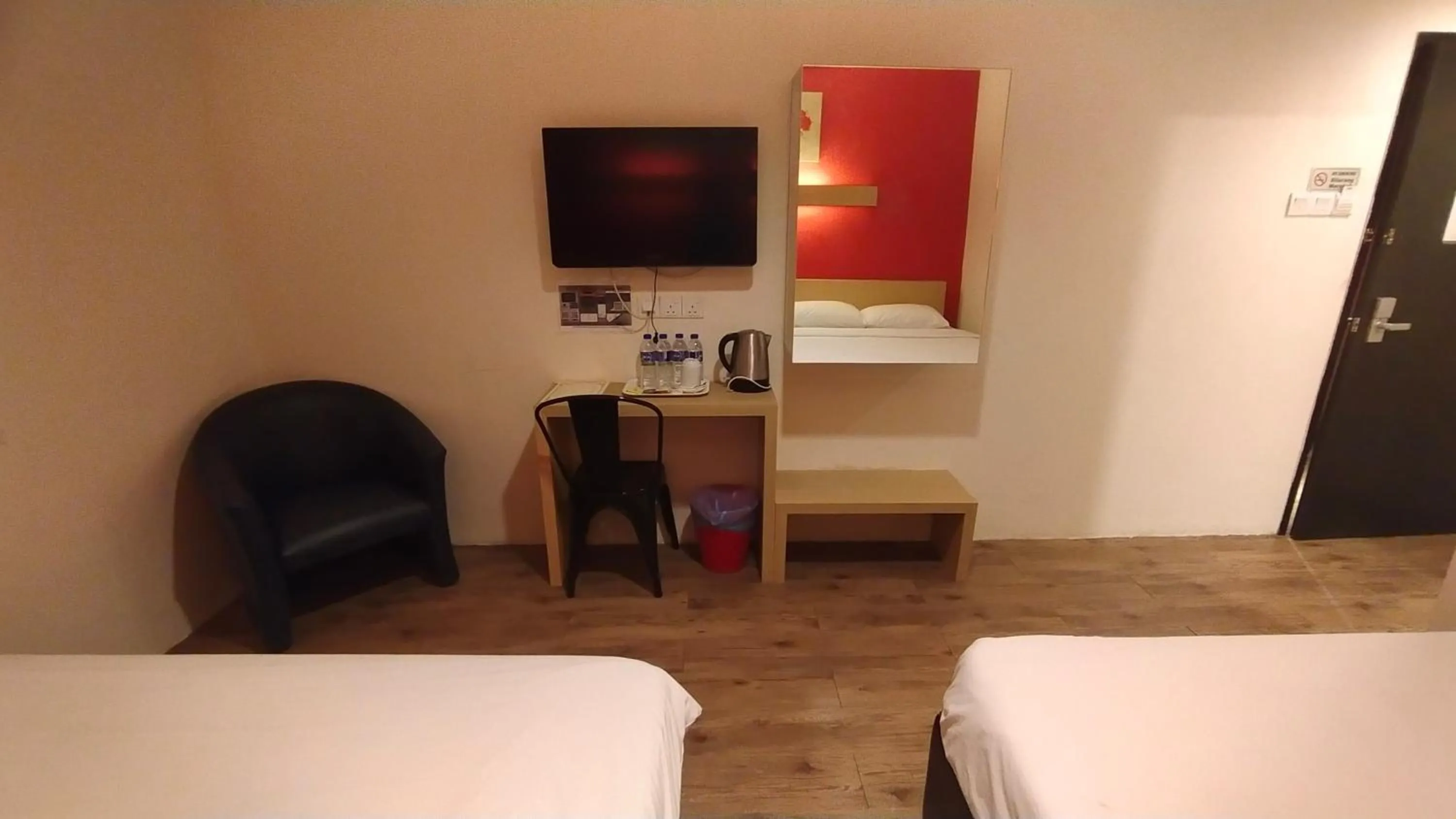 Bed in Tras Mutiara Hotel Bentong