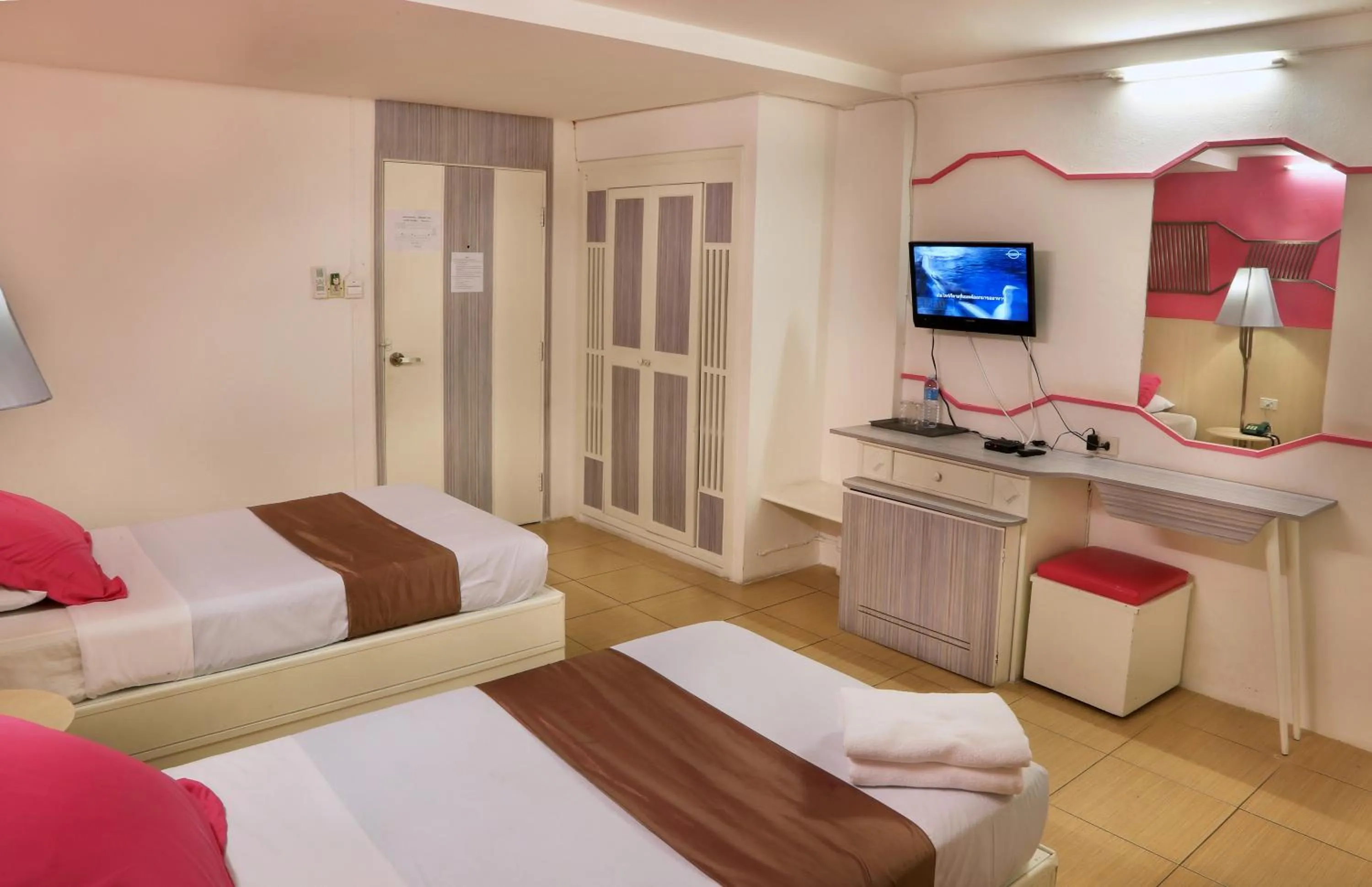 Bed in Highway Hotel