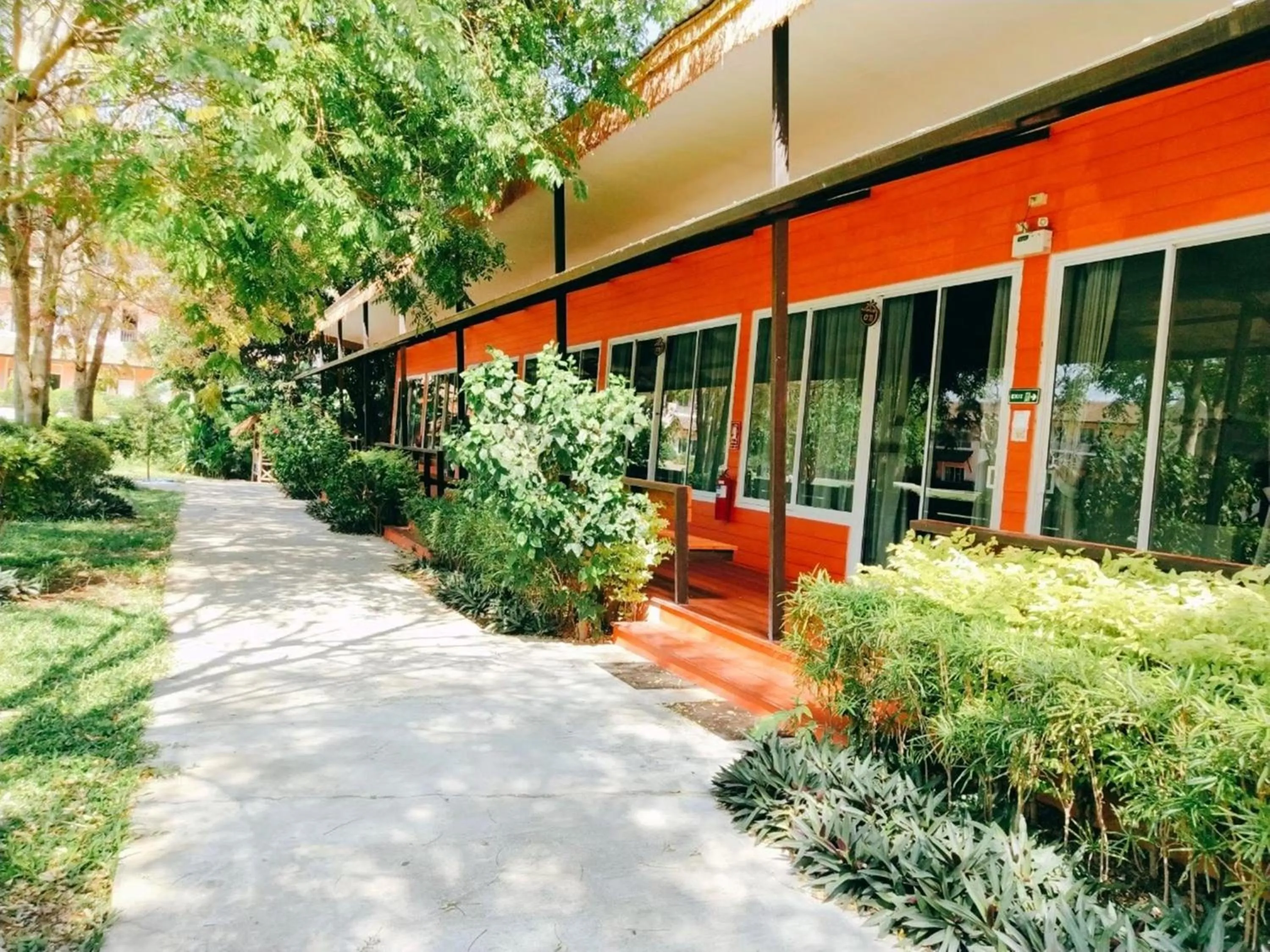 Garden view in Aurora Resort Kanchanaburi