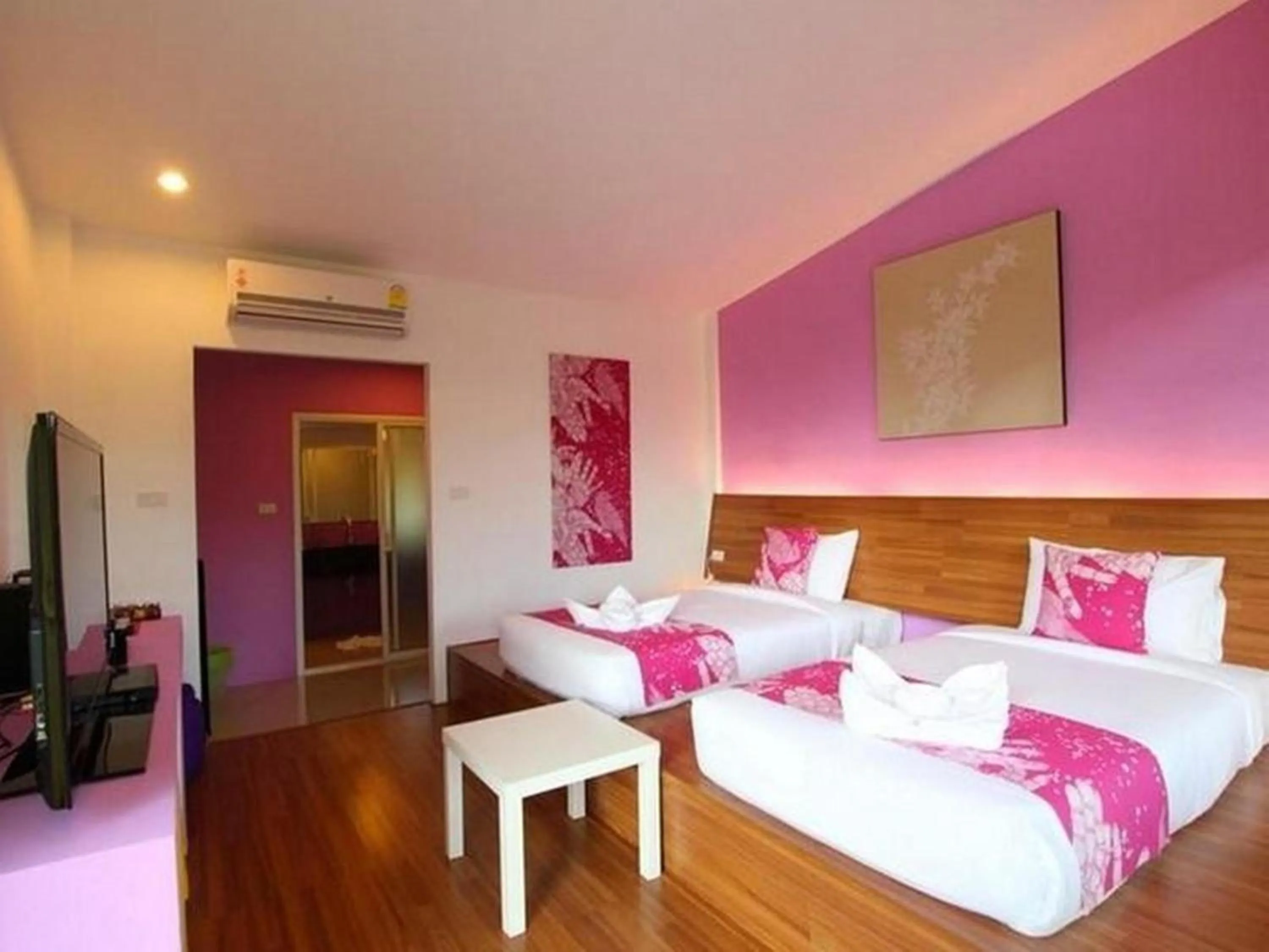 Bedroom, Bed in Aurora Resort Kanchanaburi