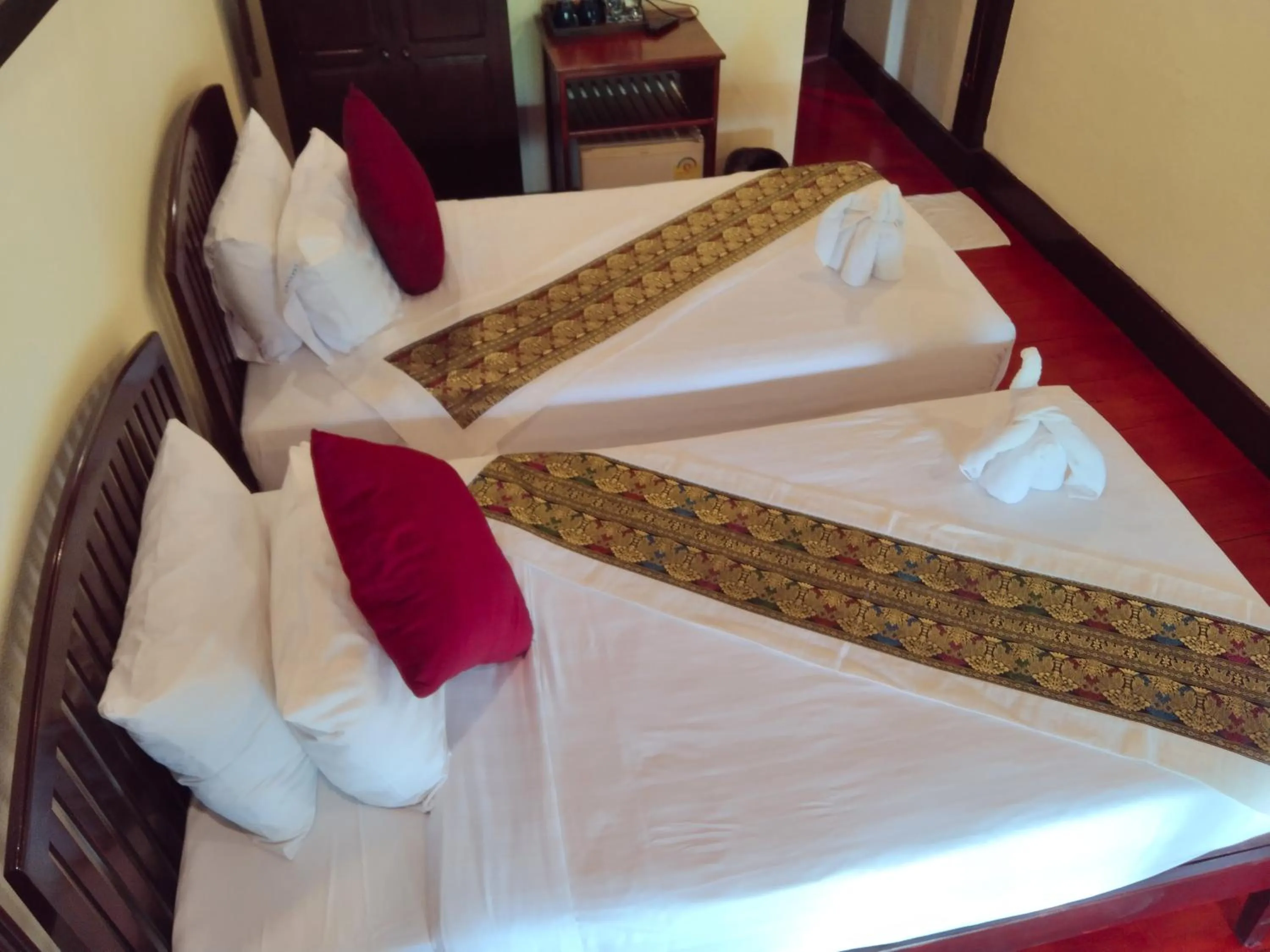 Bed in Ban Lakkham River View