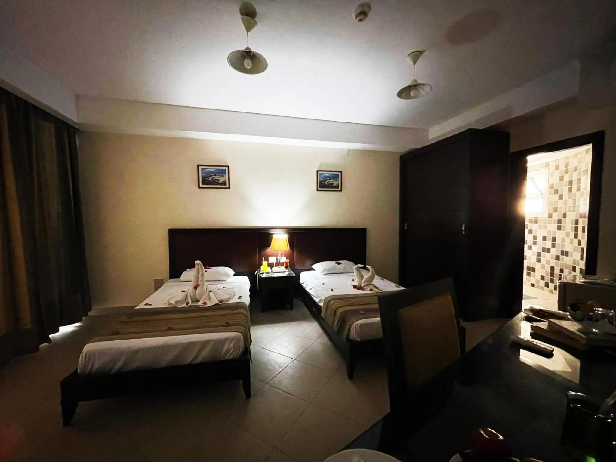 Bed in Naama Inn Hotel