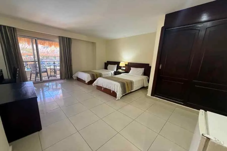 Bed in Naama Inn Hotel