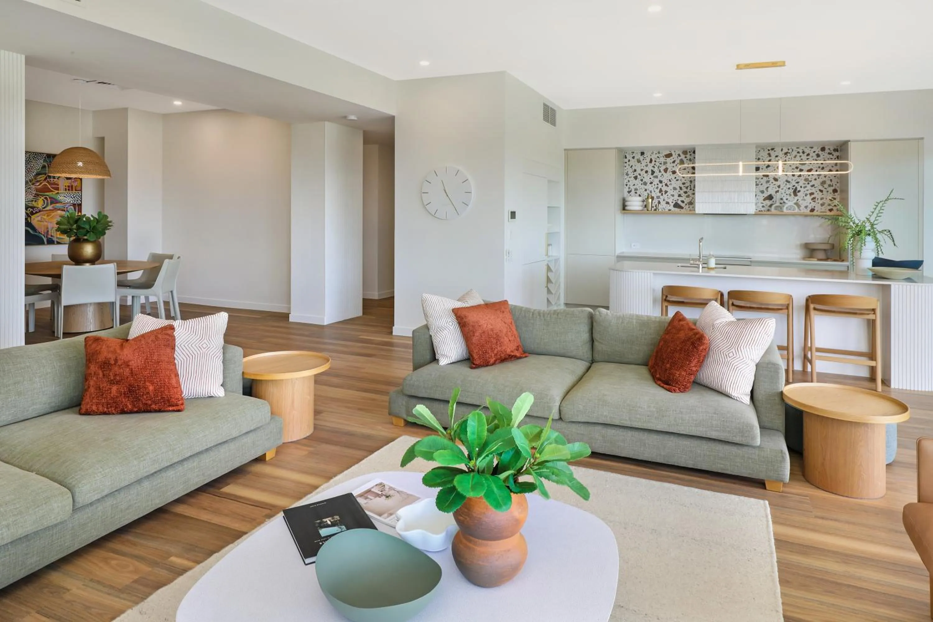 Living room in Element on Coolum Beachfront Sunshine Coast
