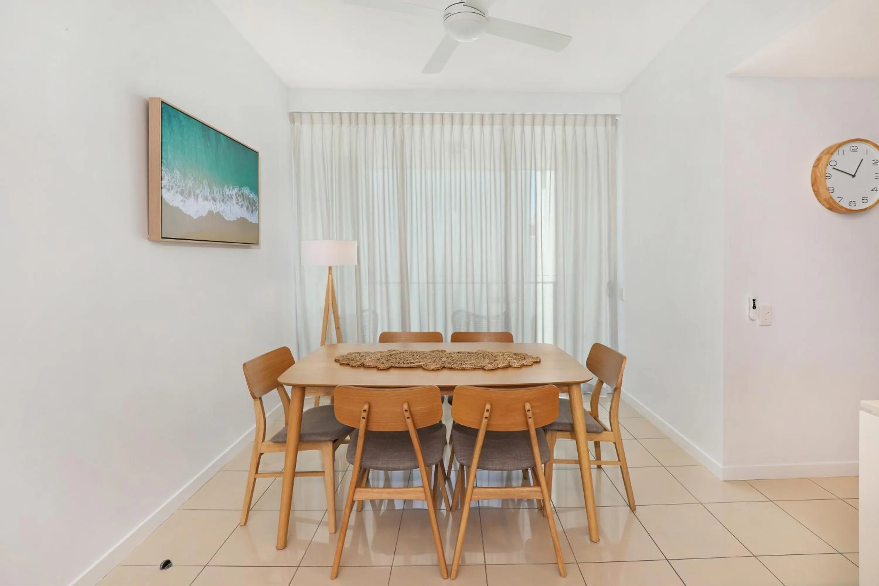 Dining area in Element on Coolum Beachfront Sunshine Coast