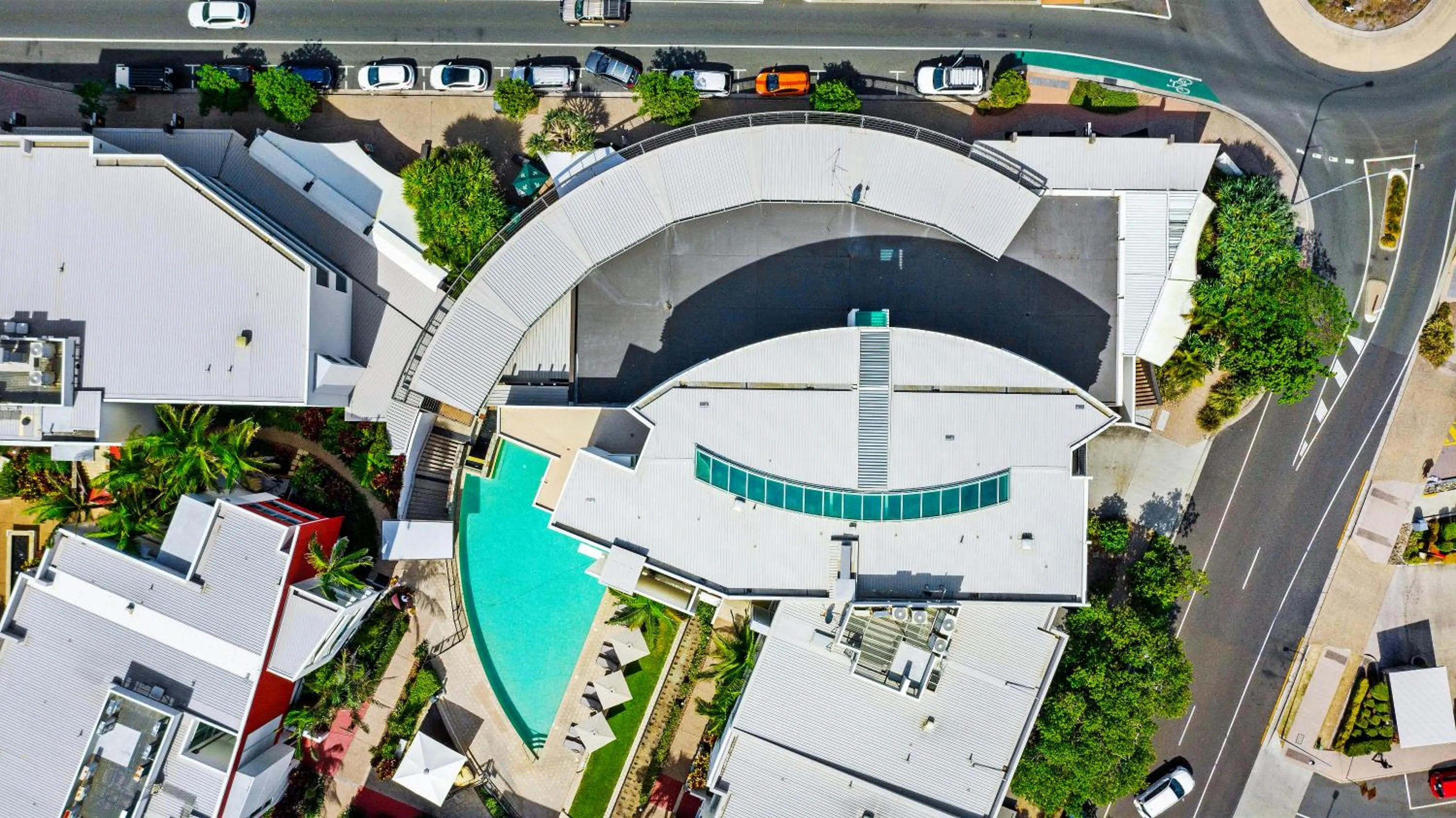 Bird's eye view in Element on Coolum Beachfront Sunshine Coast
