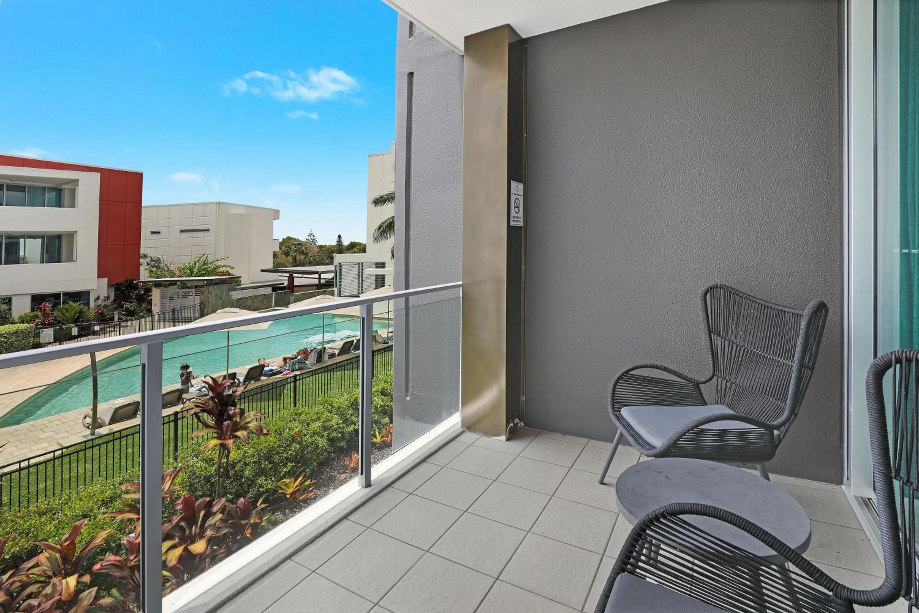 Pool view in Element on Coolum Beachfront Sunshine Coast