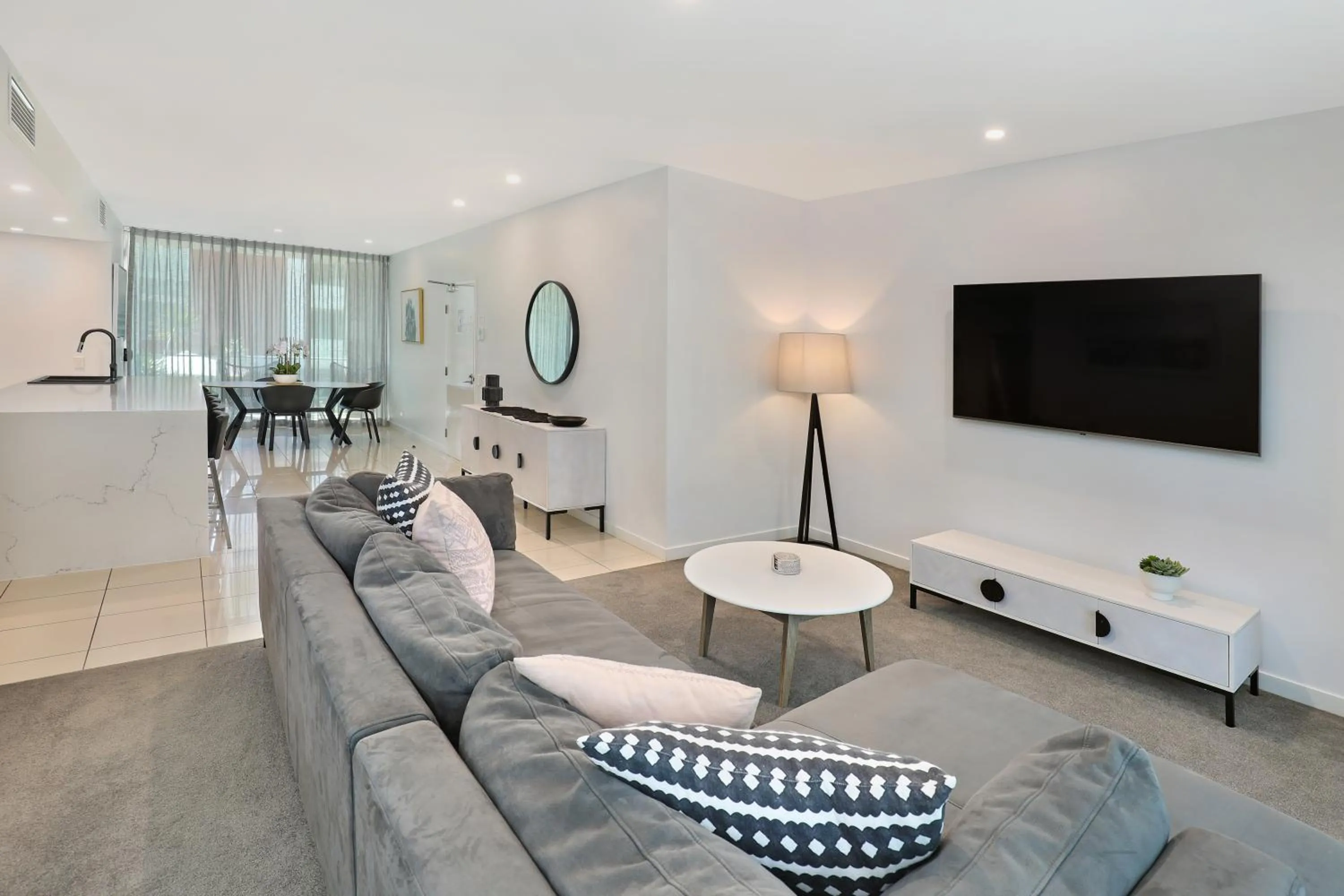 Living room in Element on Coolum Beachfront Sunshine Coast