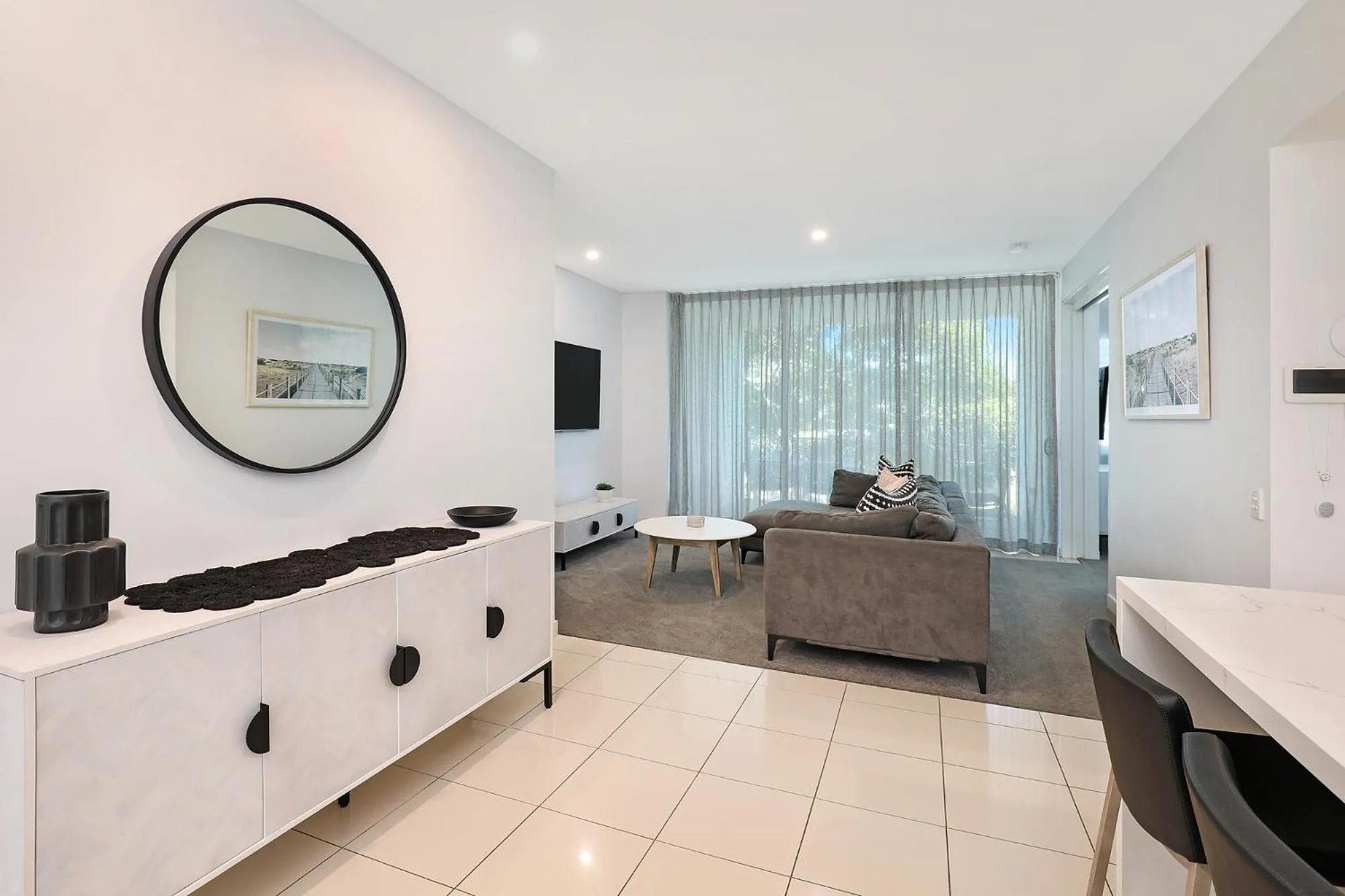 Living room in Element on Coolum Beachfront Sunshine Coast