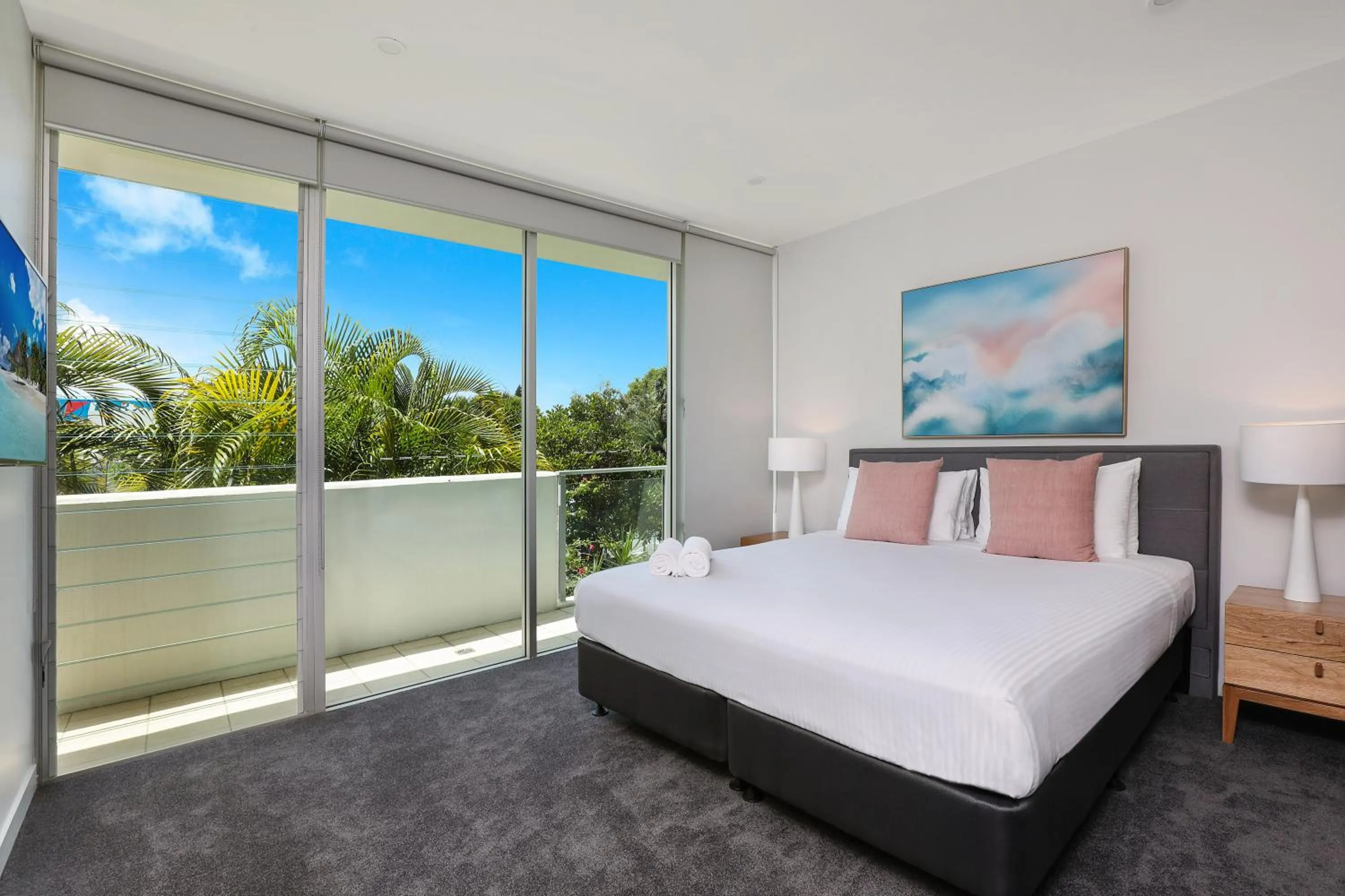 Photo of the whole room, Bed in Element on Coolum Beachfront Sunshine Coast
