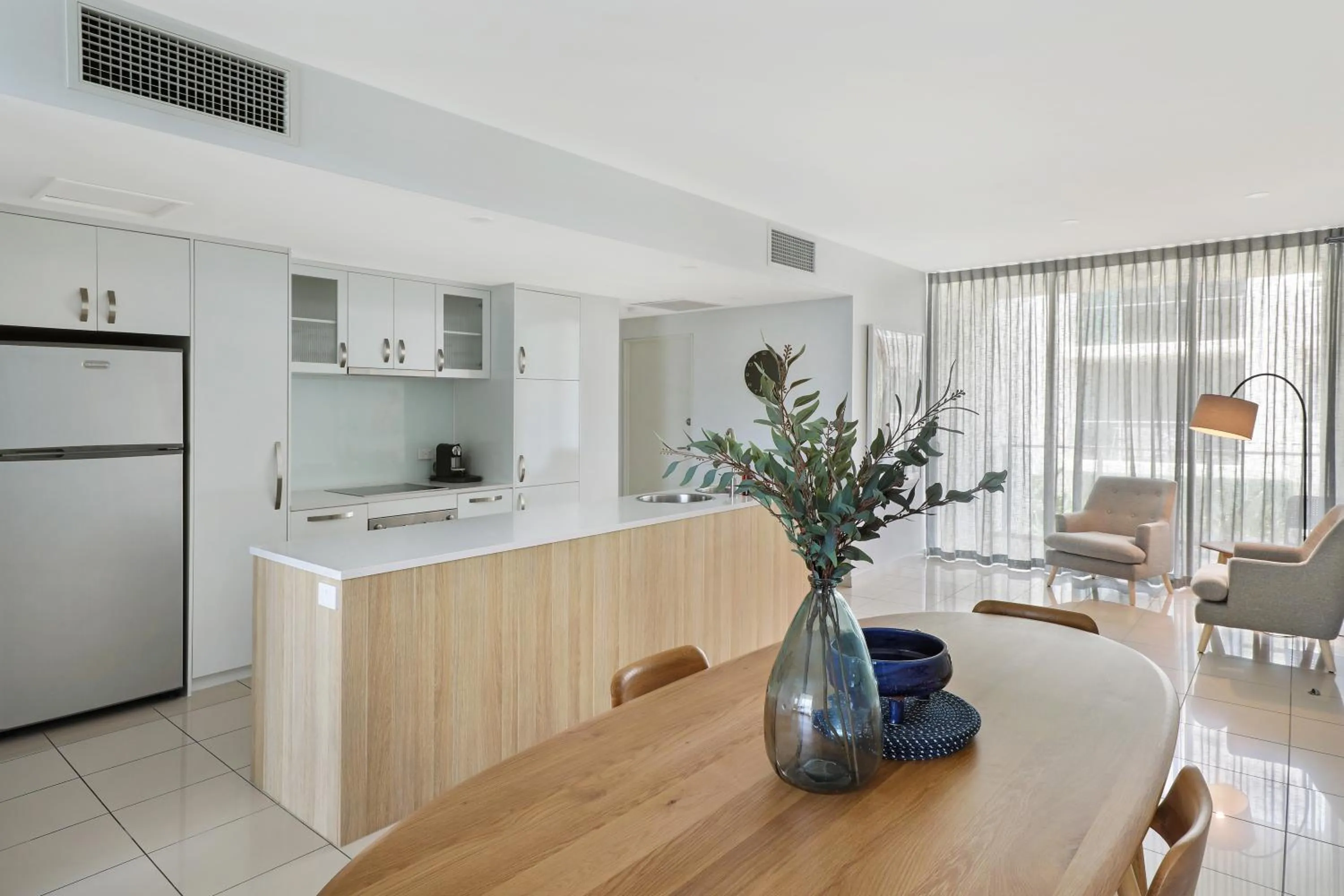 Kitchen or kitchenette in Element on Coolum Beachfront Sunshine Coast