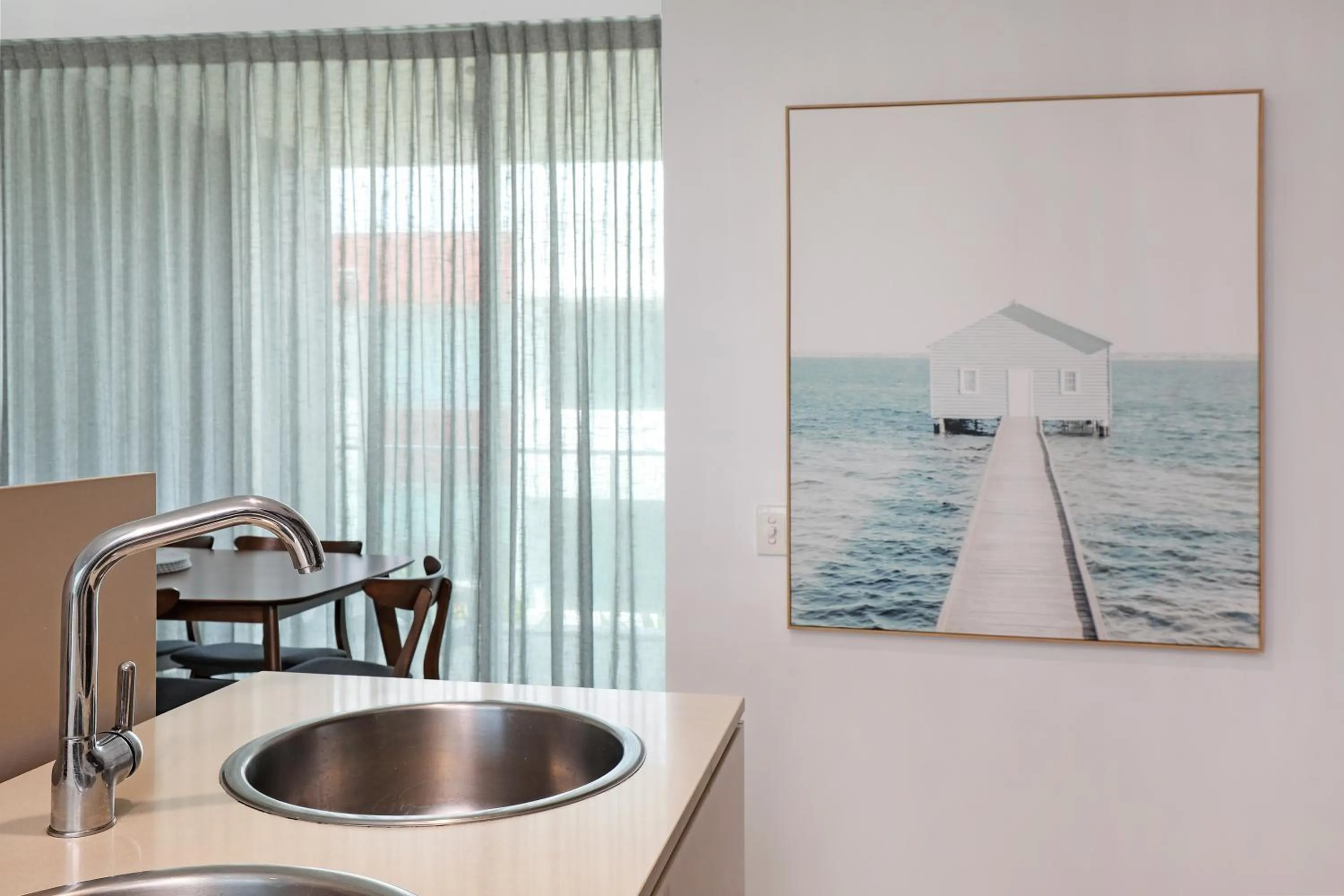 Dining area in Element on Coolum Beachfront Sunshine Coast
