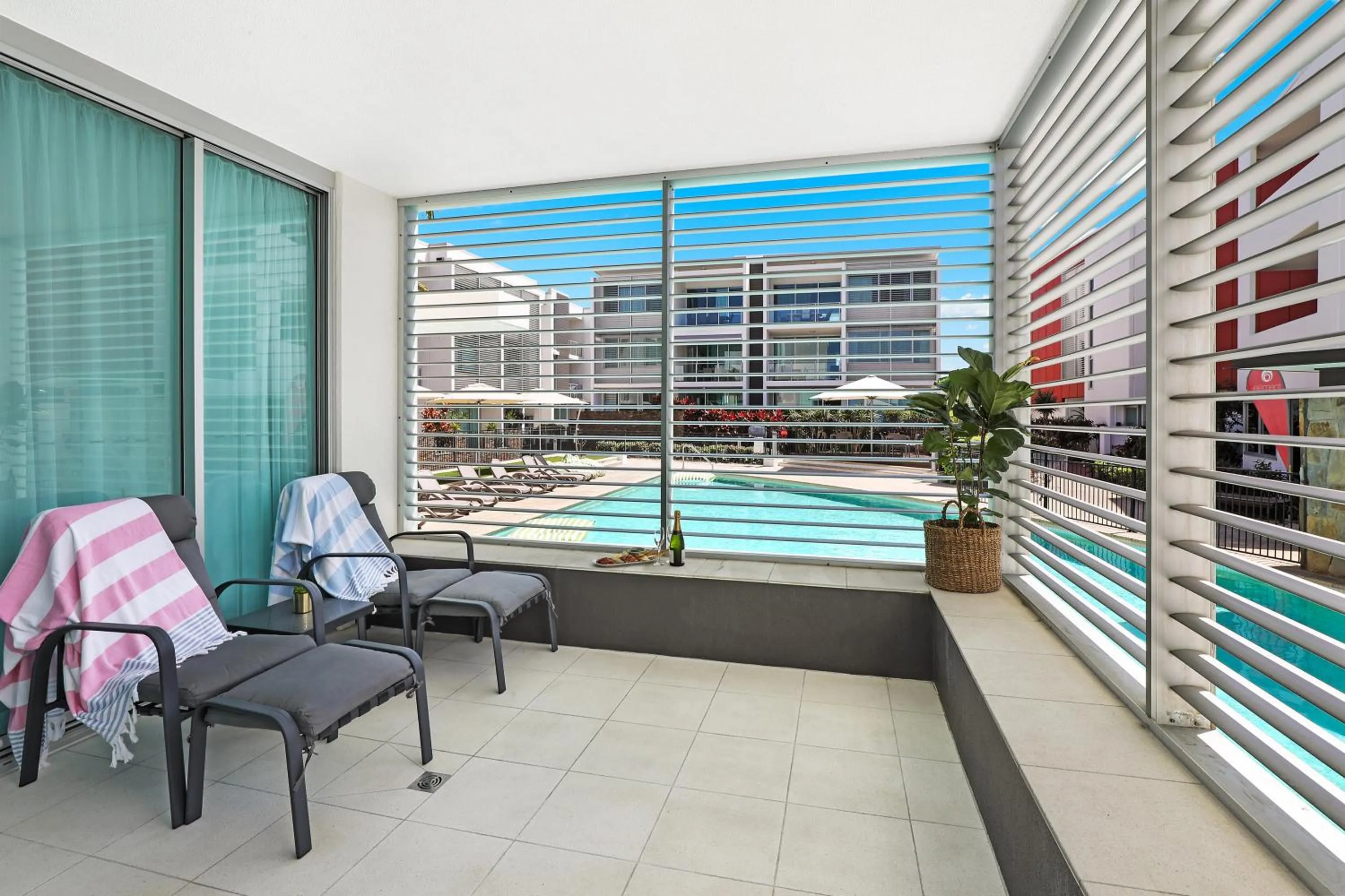 Balcony/Terrace in Element on Coolum Beachfront Sunshine Coast