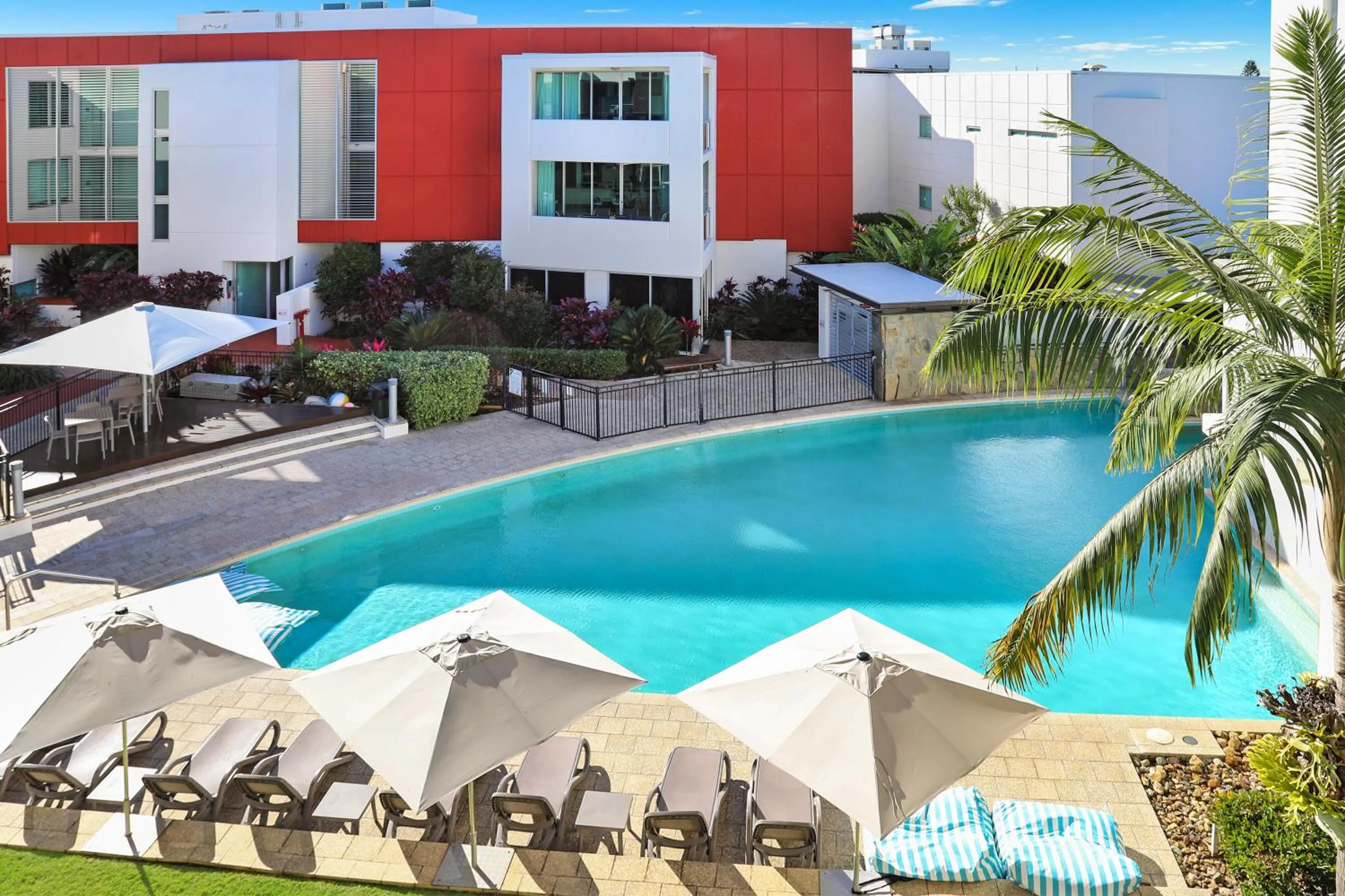 Pool view in Element on Coolum Beachfront Sunshine Coast