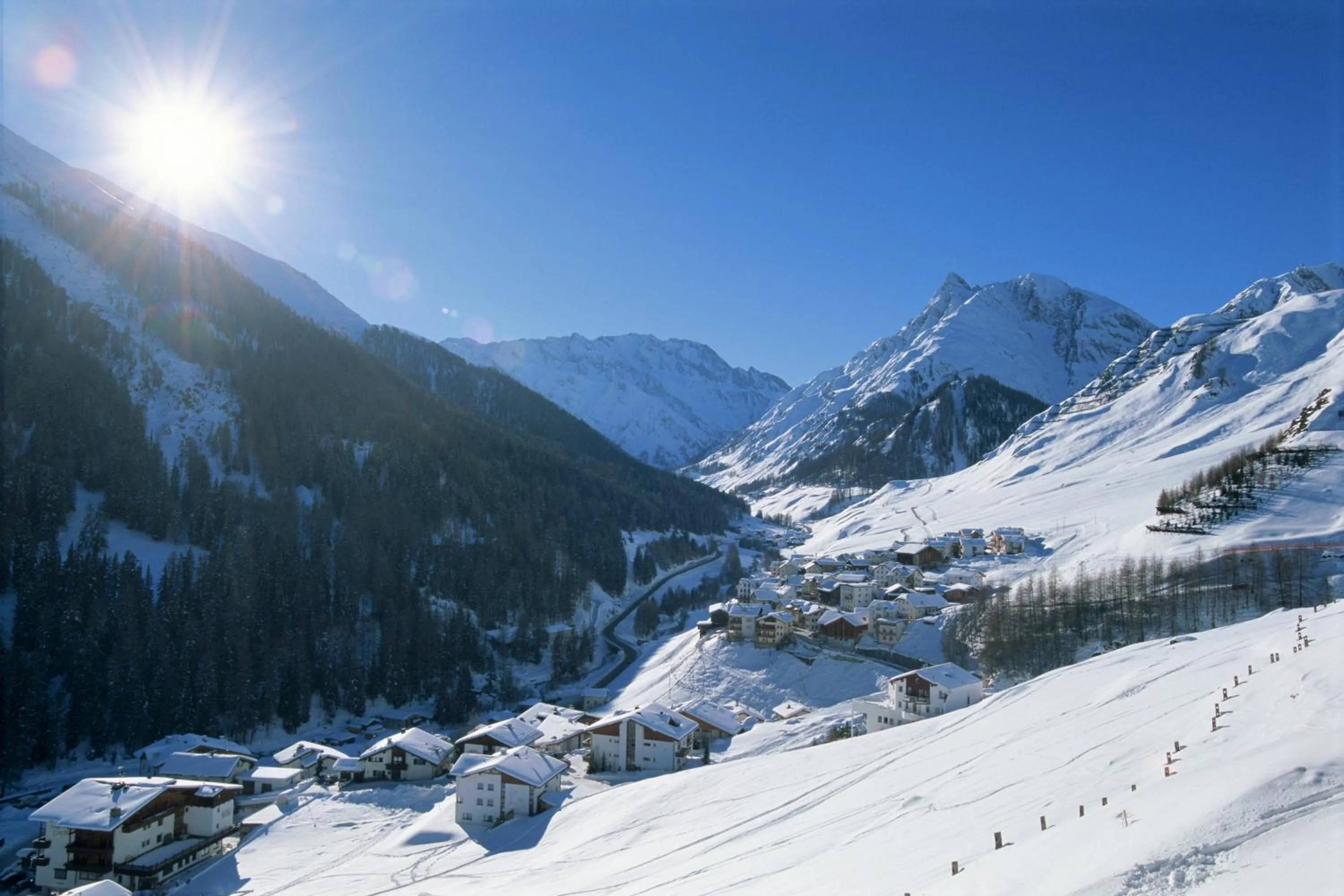Natural landscape in Hotel Garni Chasa Nova