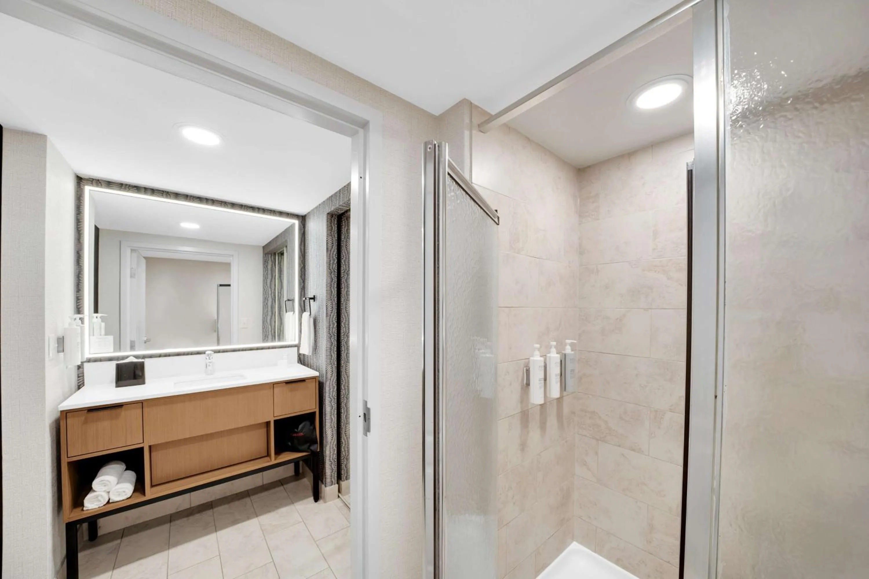 Bathroom in Homewood Suites by Hilton Toronto-Markham