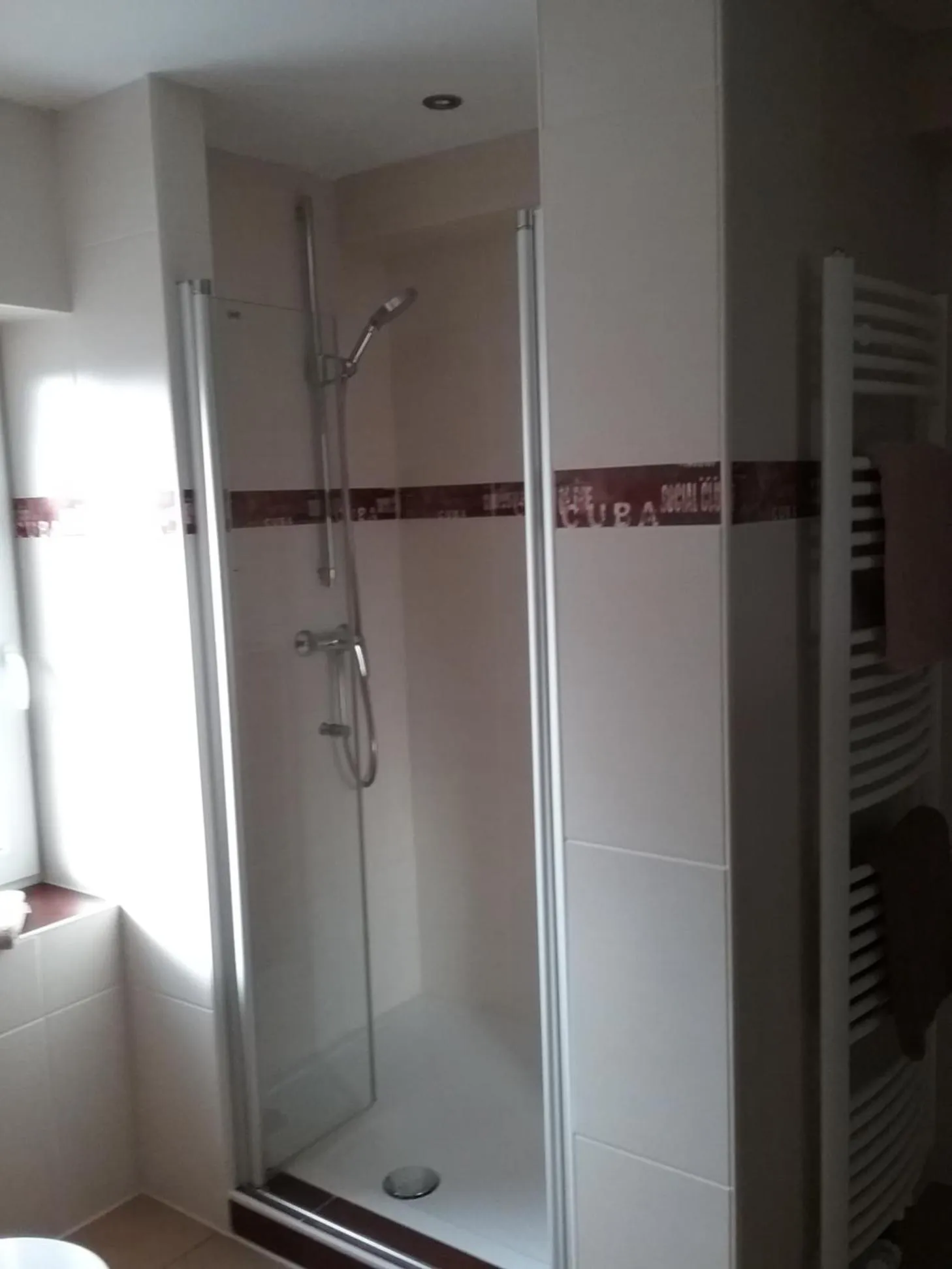 Shower in Landhaus Warndtwald Dependance