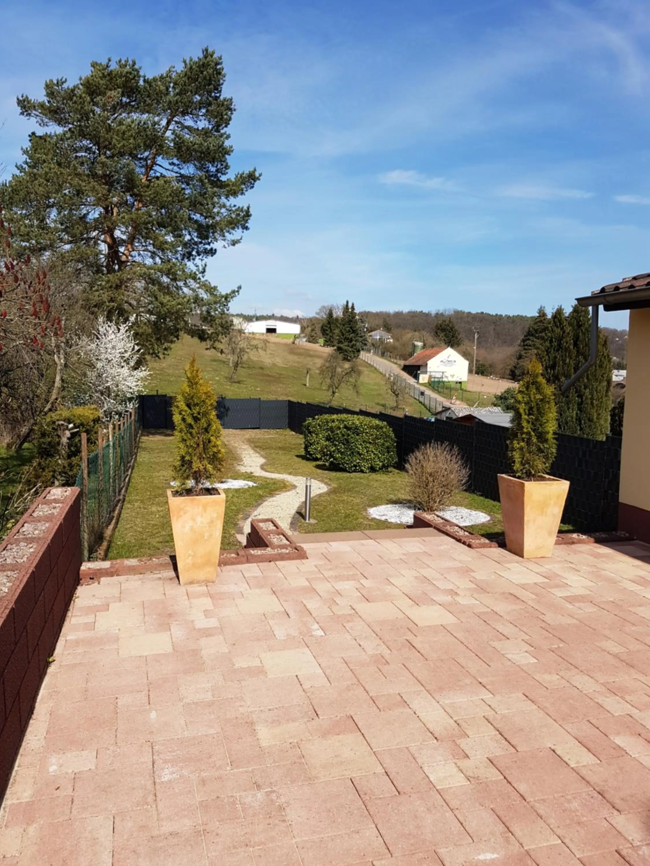 Patio in Landhaus Warndtwald Dependance