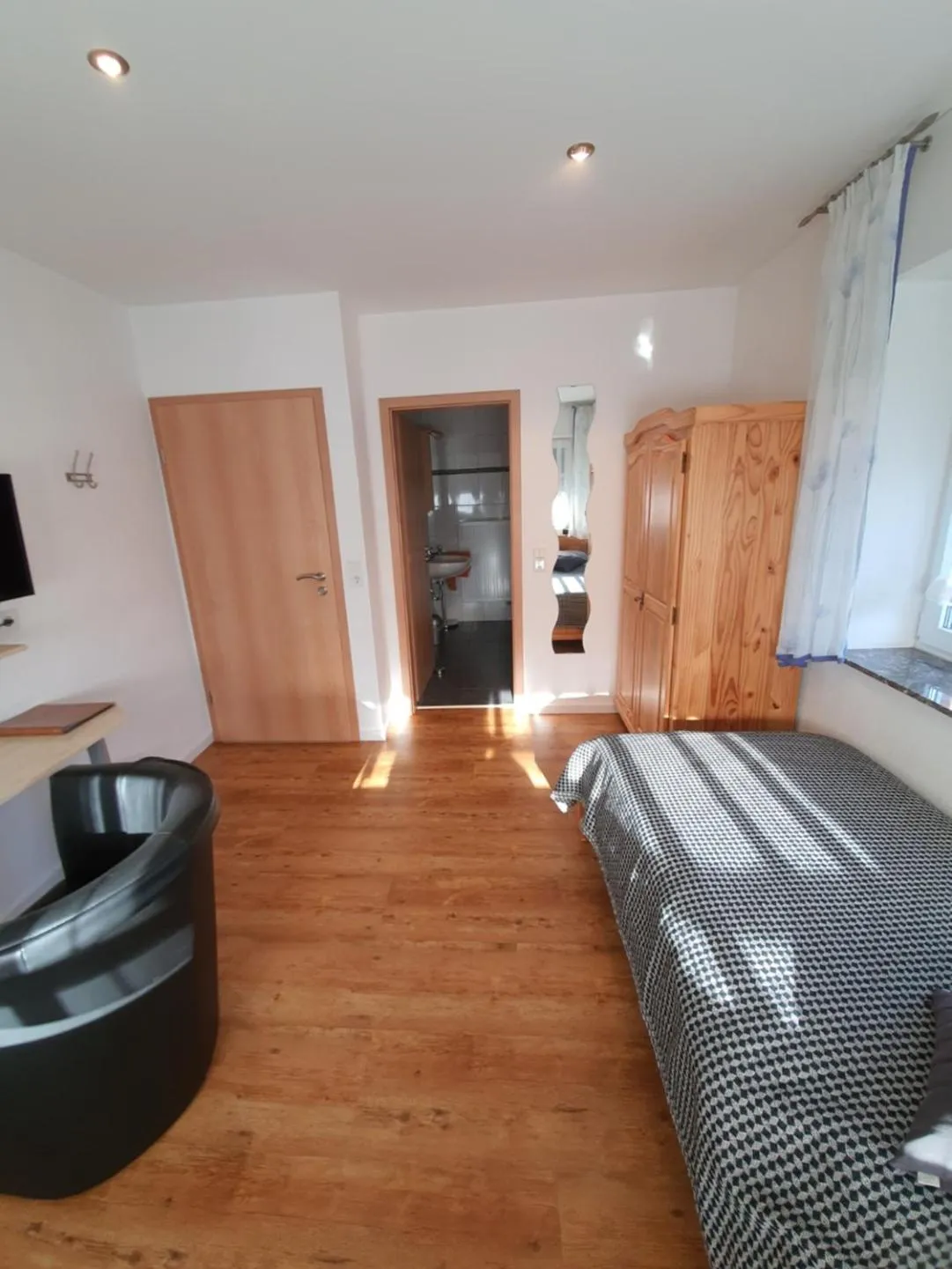 Bed in Landhaus Warndtwald Dependance