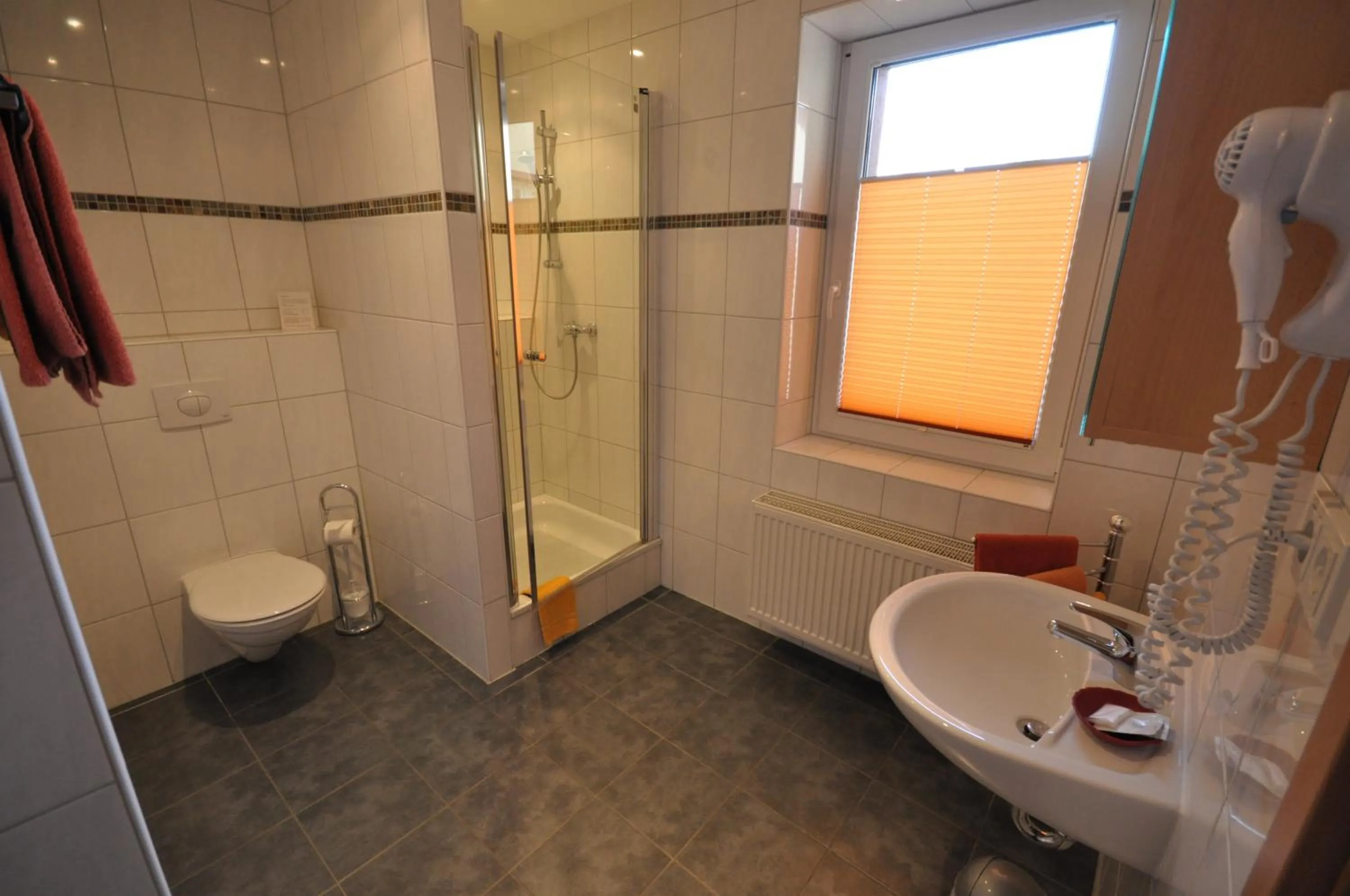 Shower in Landhaus Warndtwald Dependance