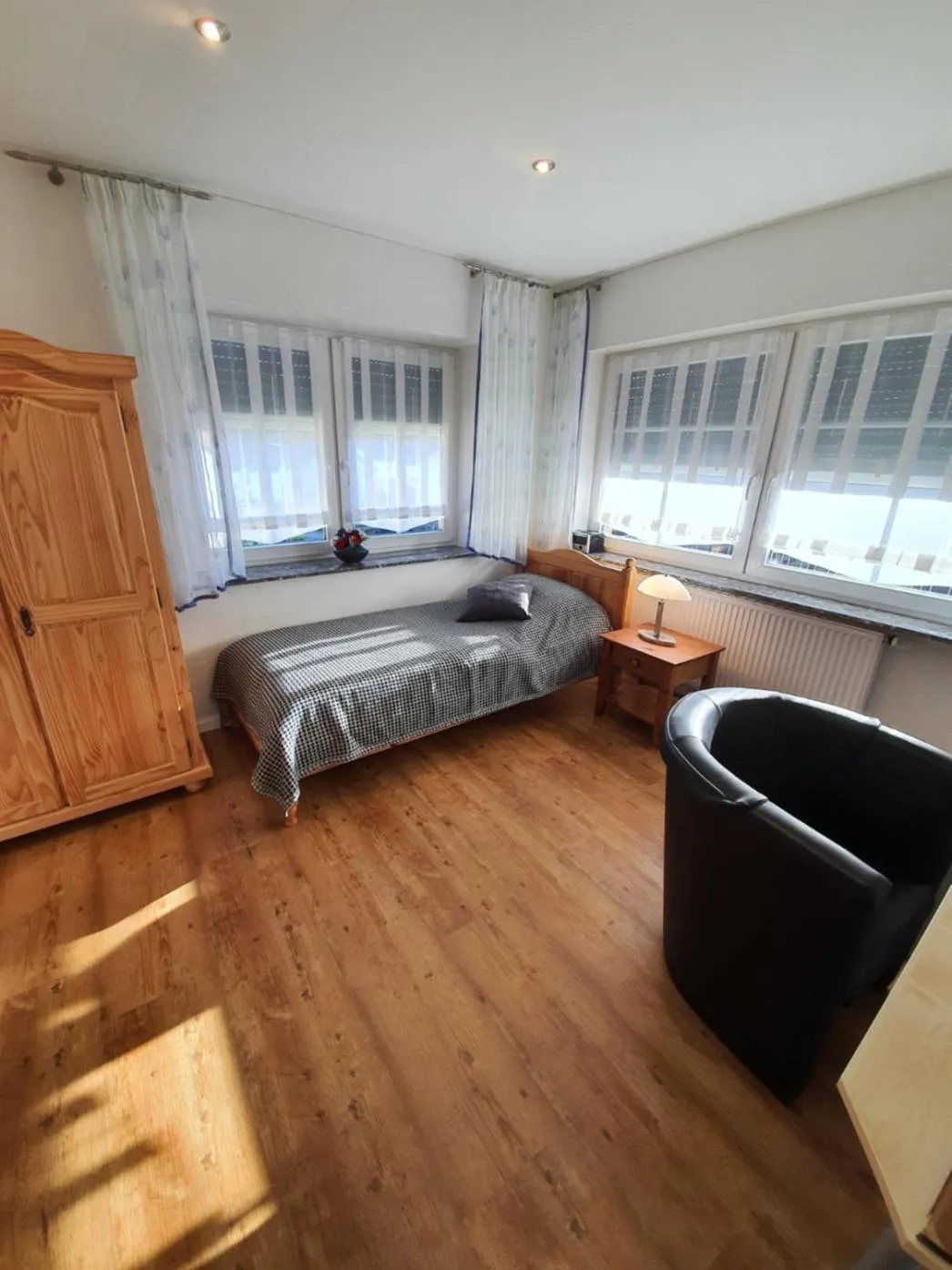 Bed in Landhaus Warndtwald Dependance