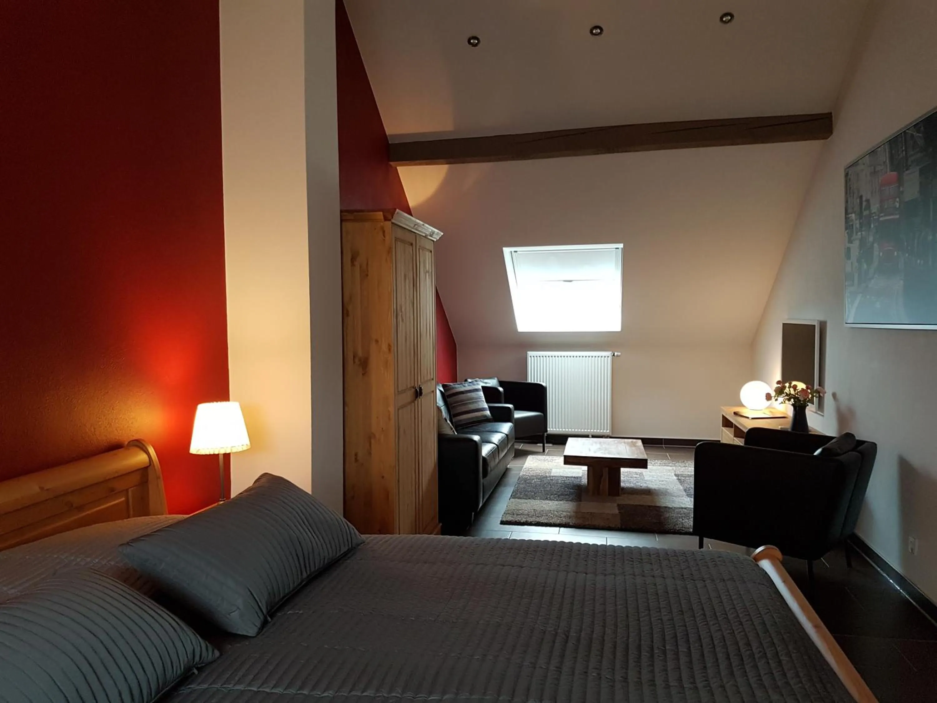 Bed in Landhaus Warndtwald Dependance