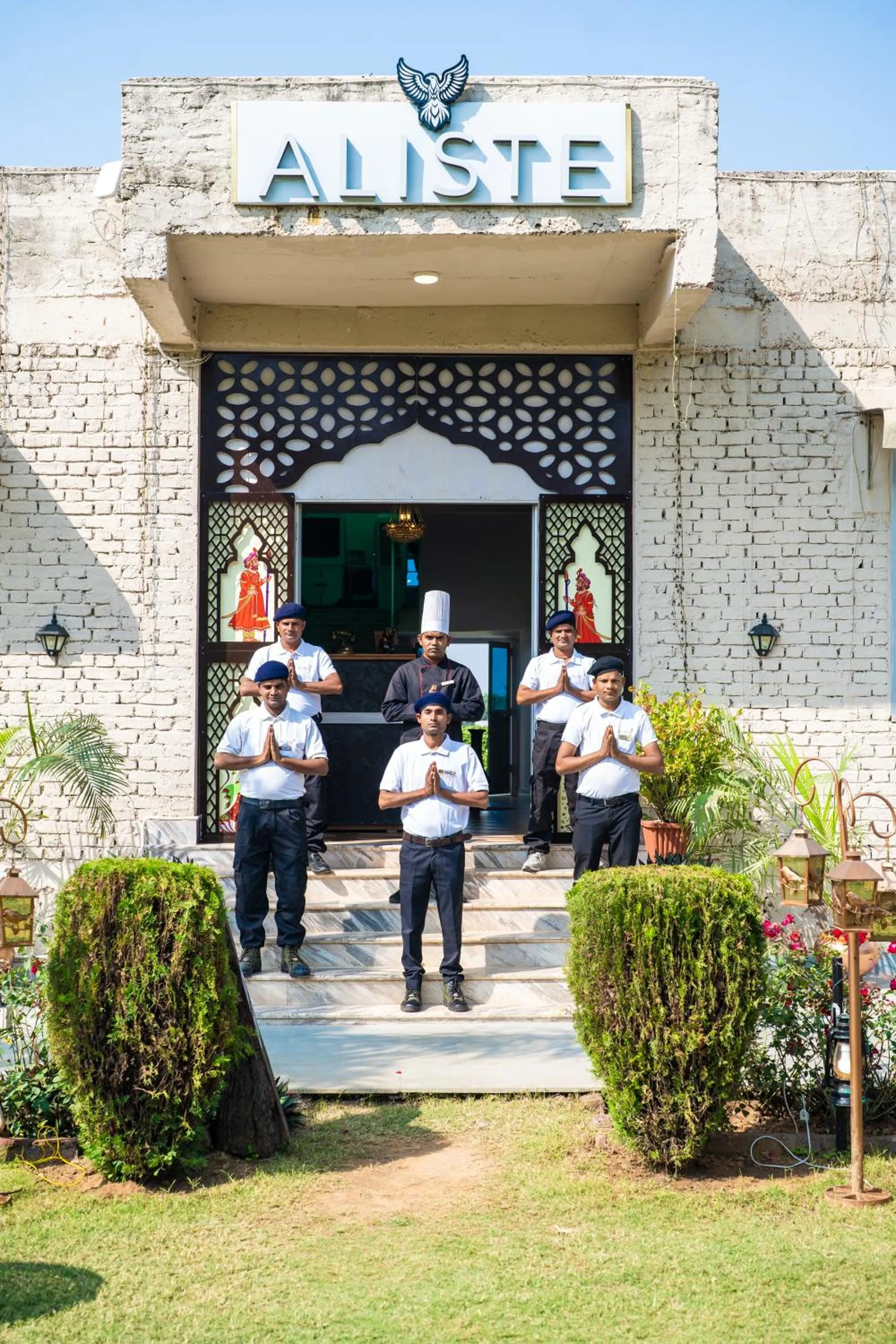 Facade/entrance in Paridhi Niwas, Ranthambore- near Tiger Safari Zones 1-5