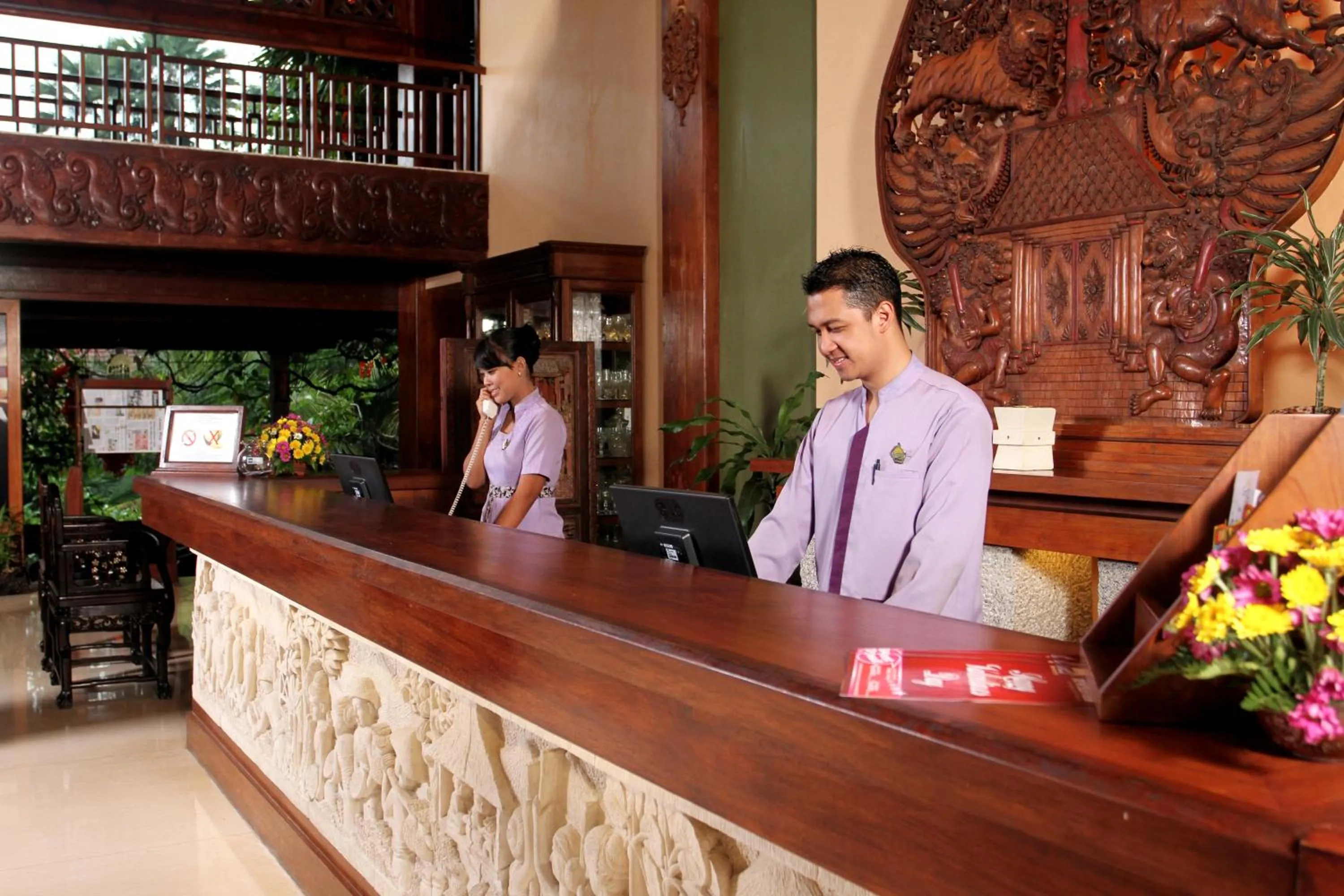 Lobby or reception in Laras Asri Resort & Spa