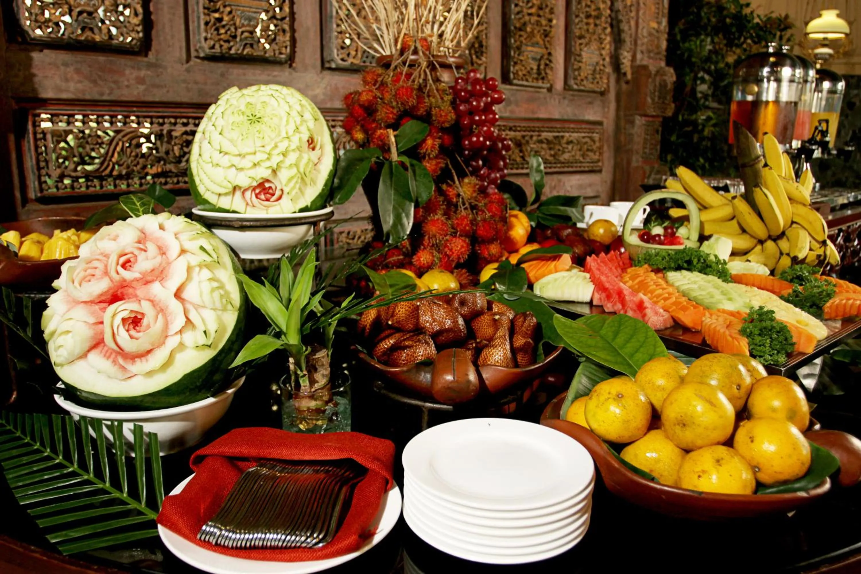 Restaurant/places to eat in Laras Asri Resort & Spa