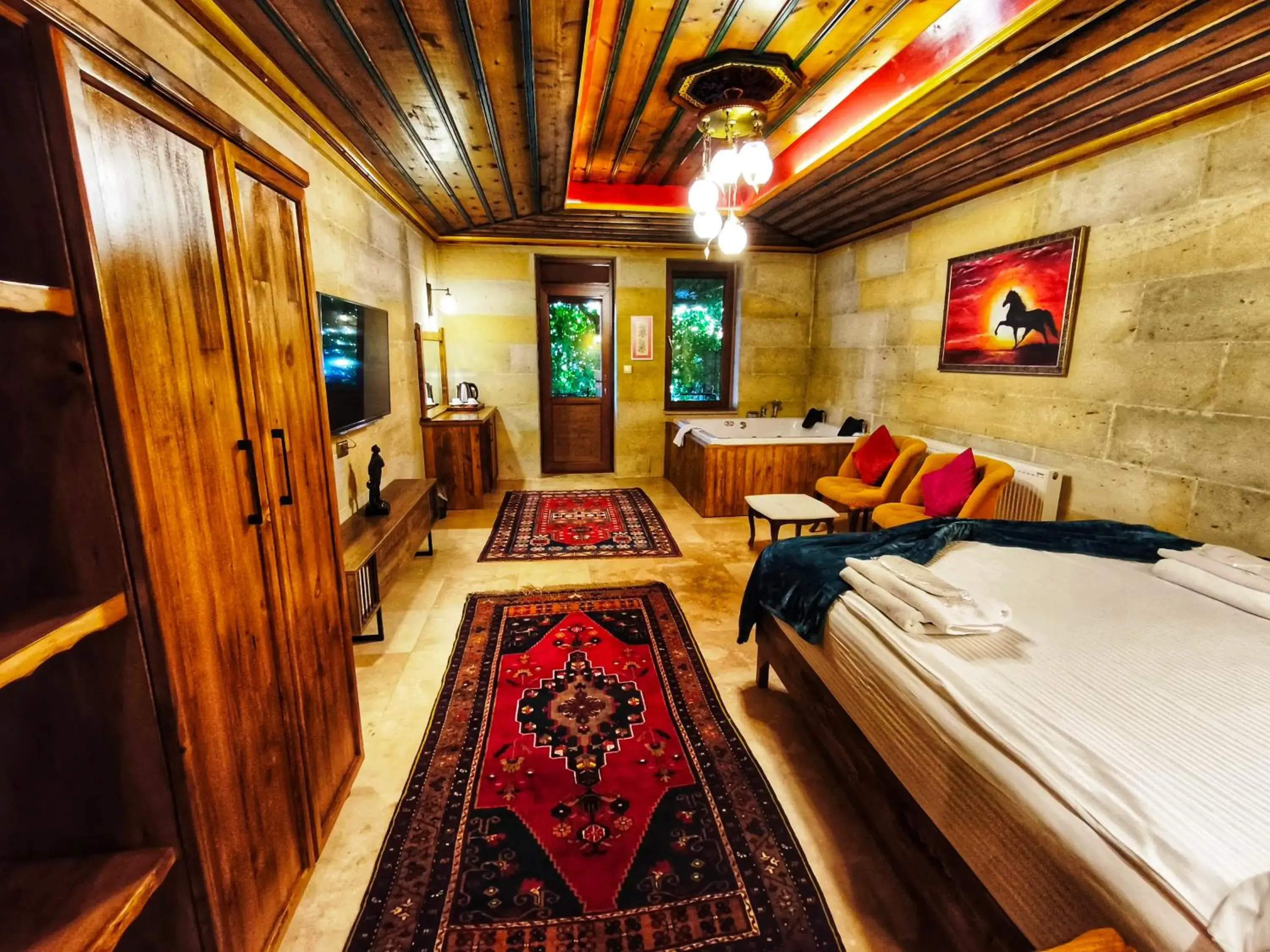 Queen Suite with Spa Bath in Cappadocia Elite Stone House Queen Suite with Spa Bath in Cappadocia Elite Stone House