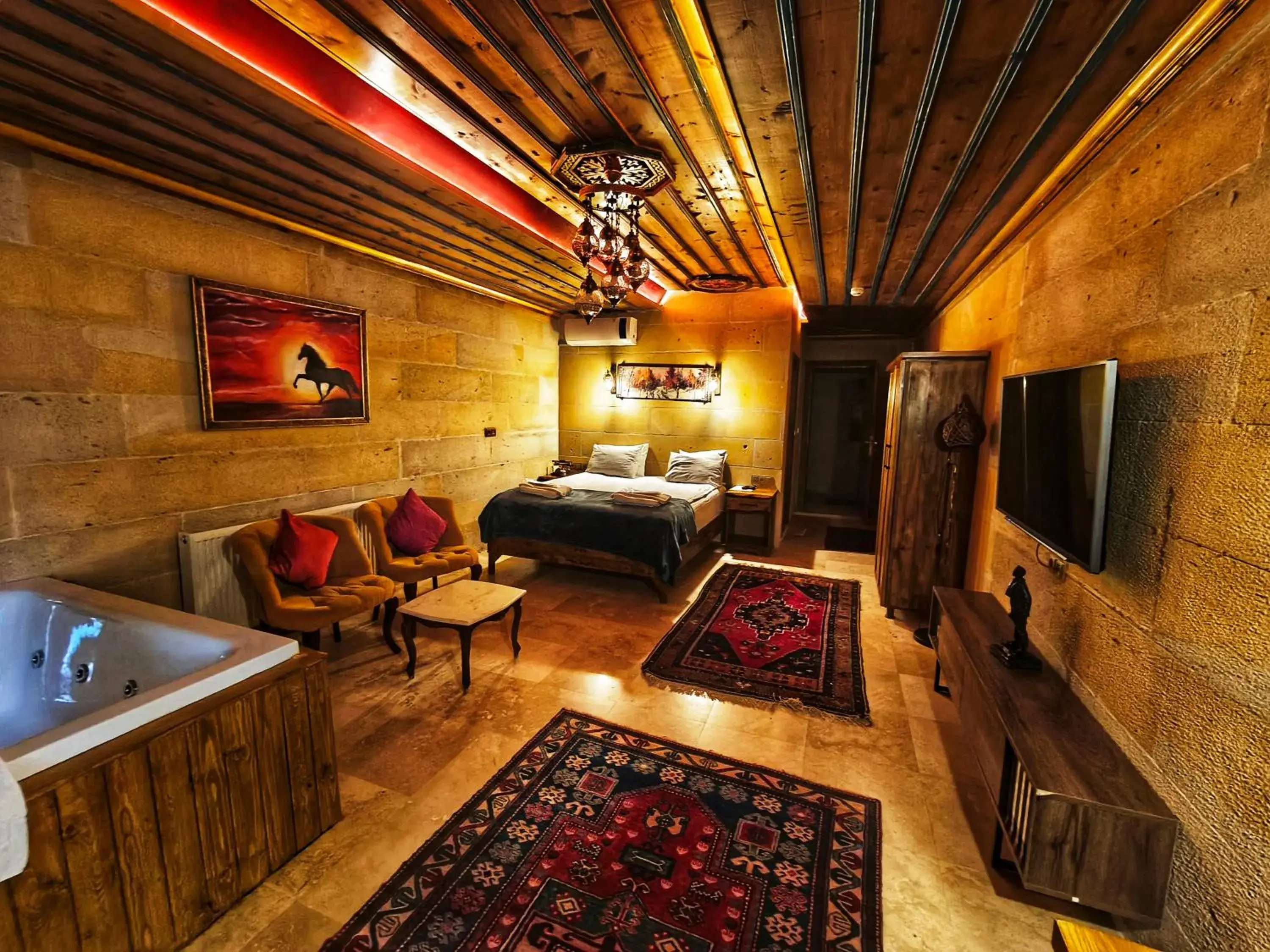 Queen Suite with Spa Bath in Cappadocia Elite Stone House Queen Suite with Spa Bath in Cappadocia Elite Stone House