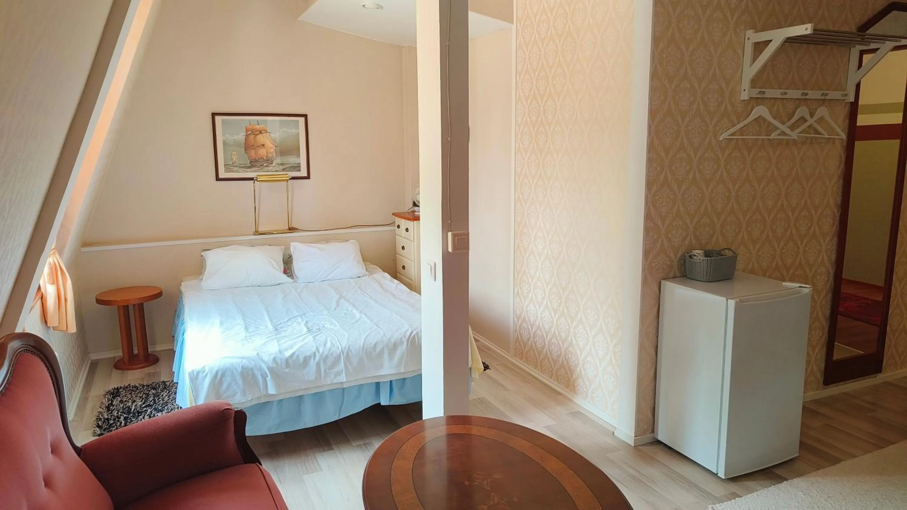 Bed in Mäntyluodon Hotelli