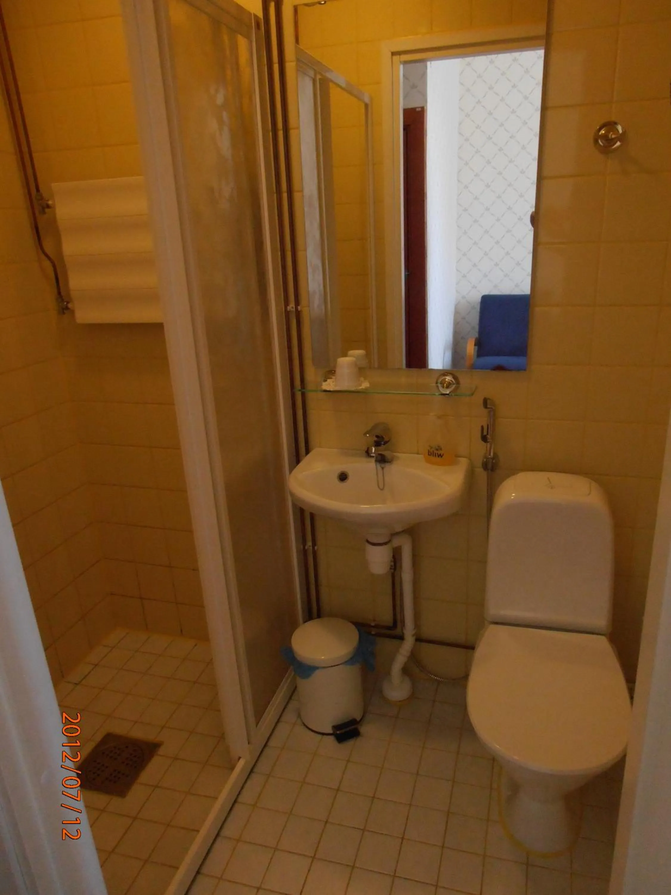 Shower in Mäntyluodon Hotelli