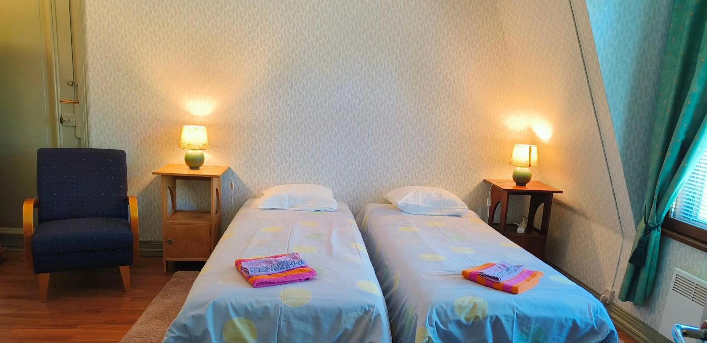 Bed in Mäntyluodon Hotelli