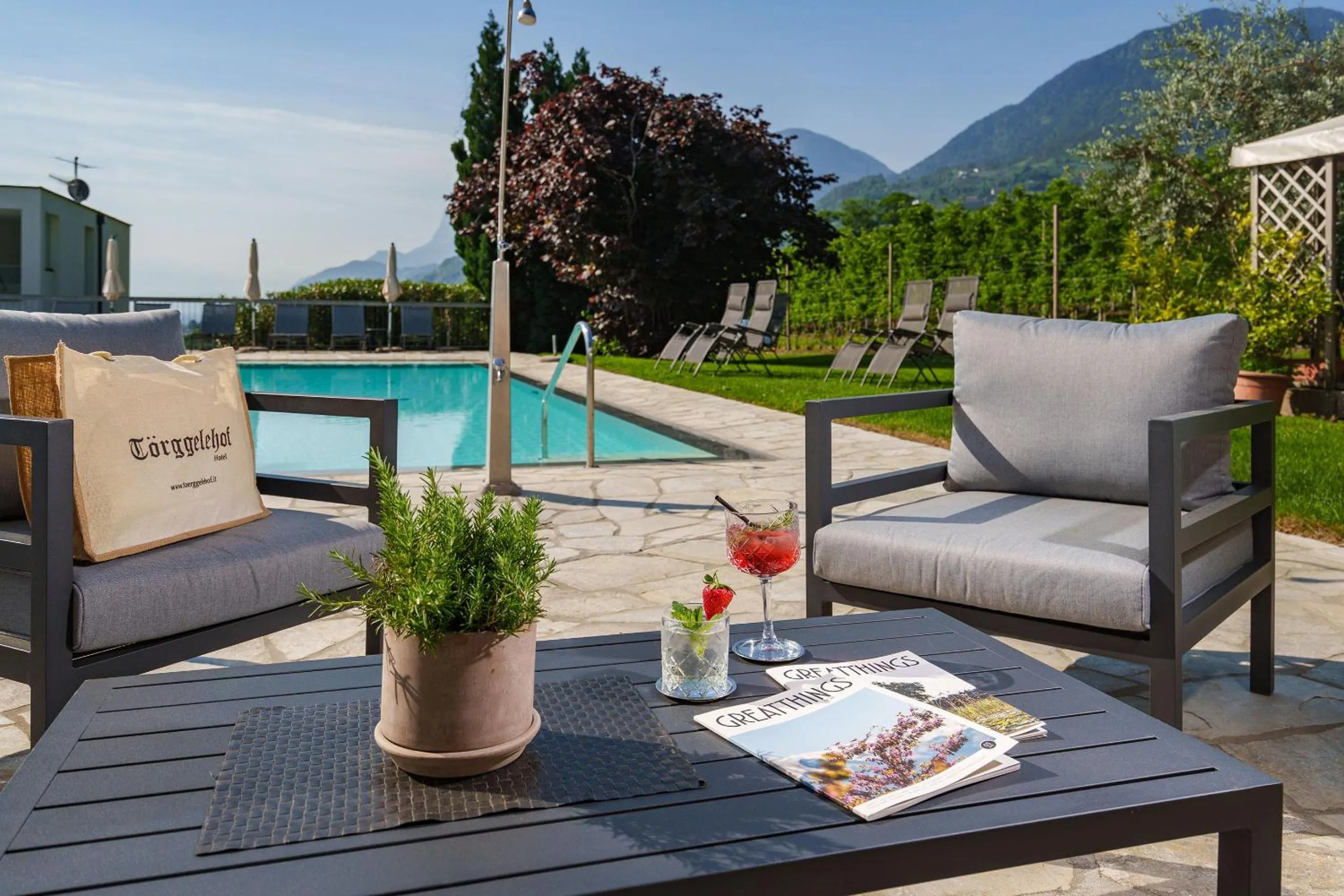 Garden in Hotel Törggelehof