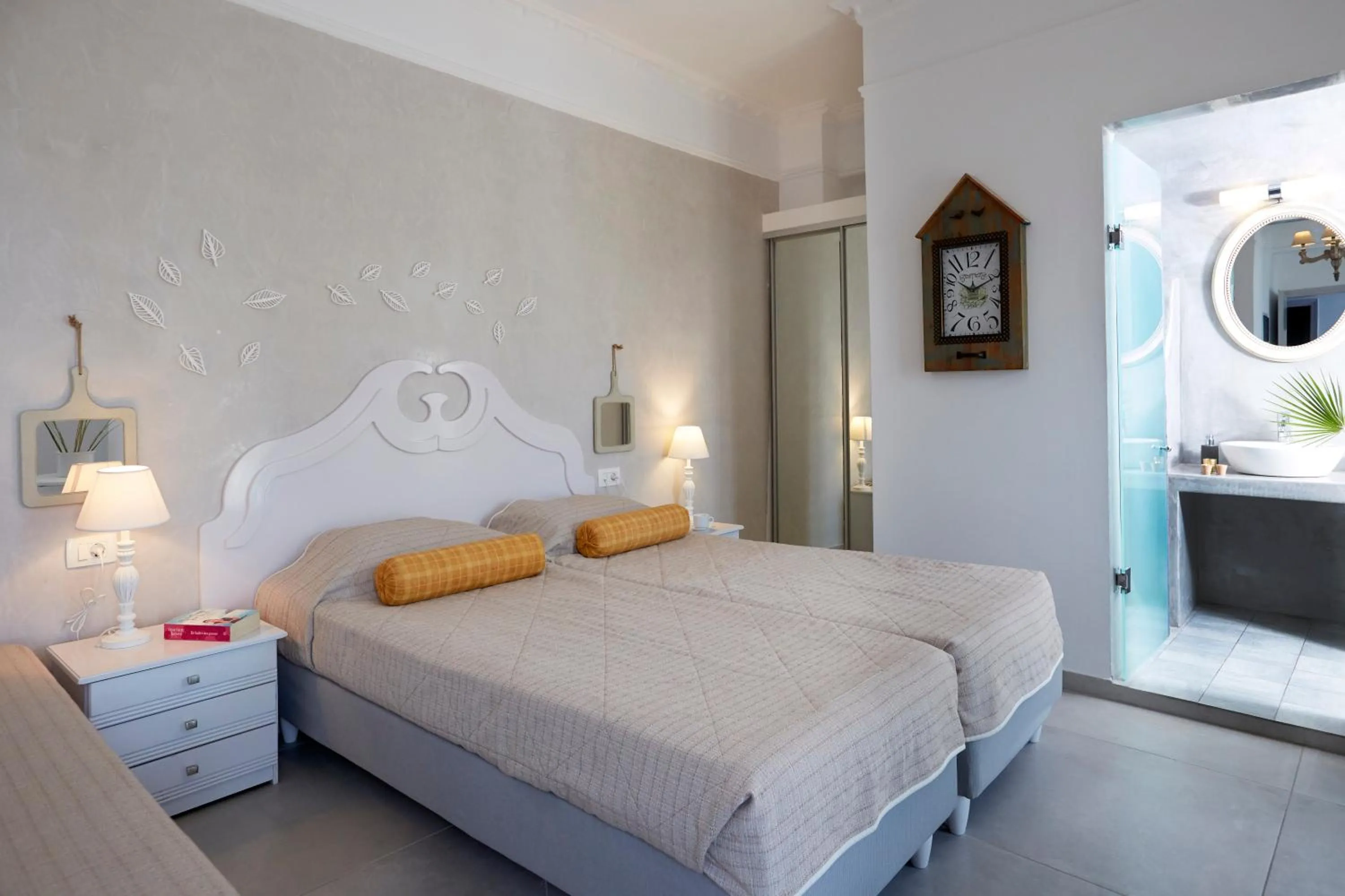 Bed in Blue Sea Hotel