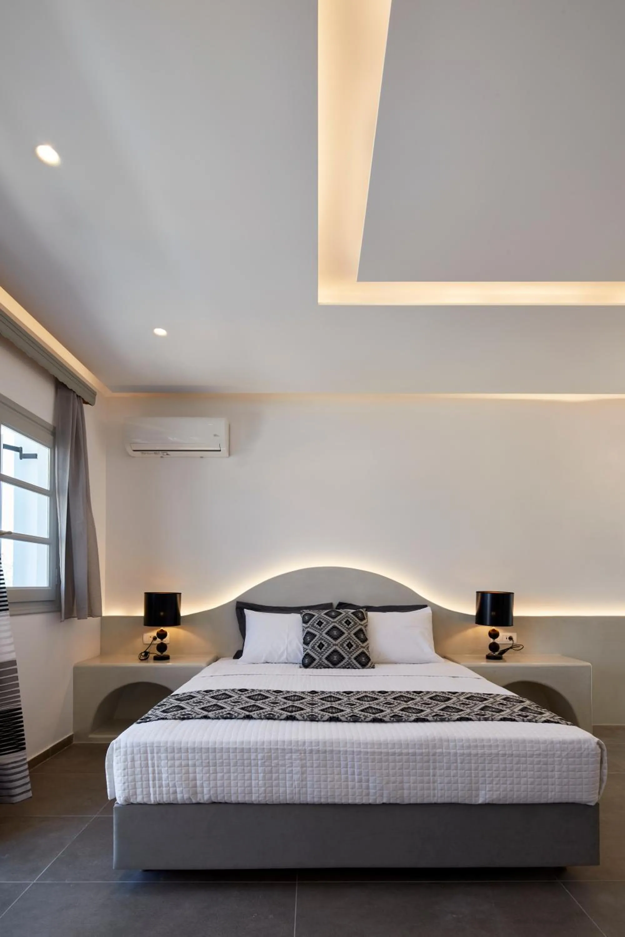 Bed in Blue Sea Hotel