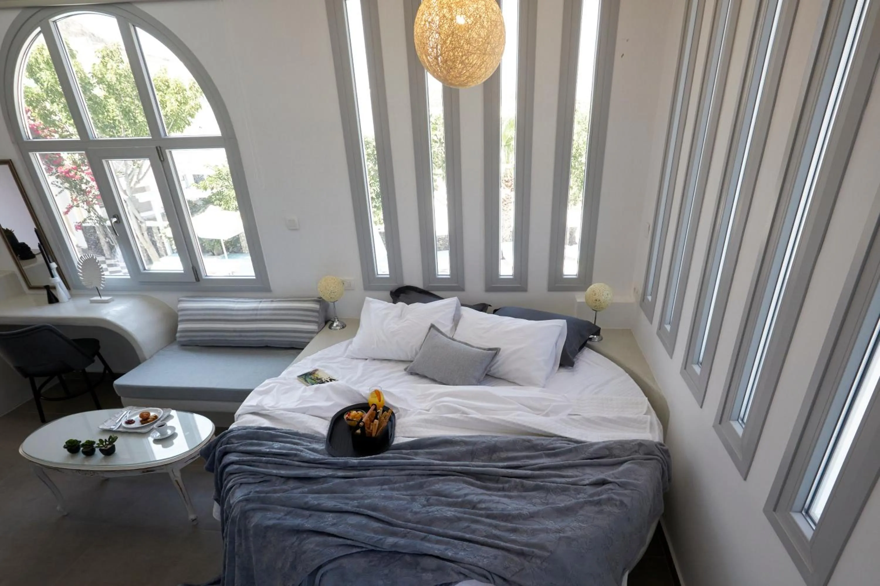 Bed in Blue Sea Hotel