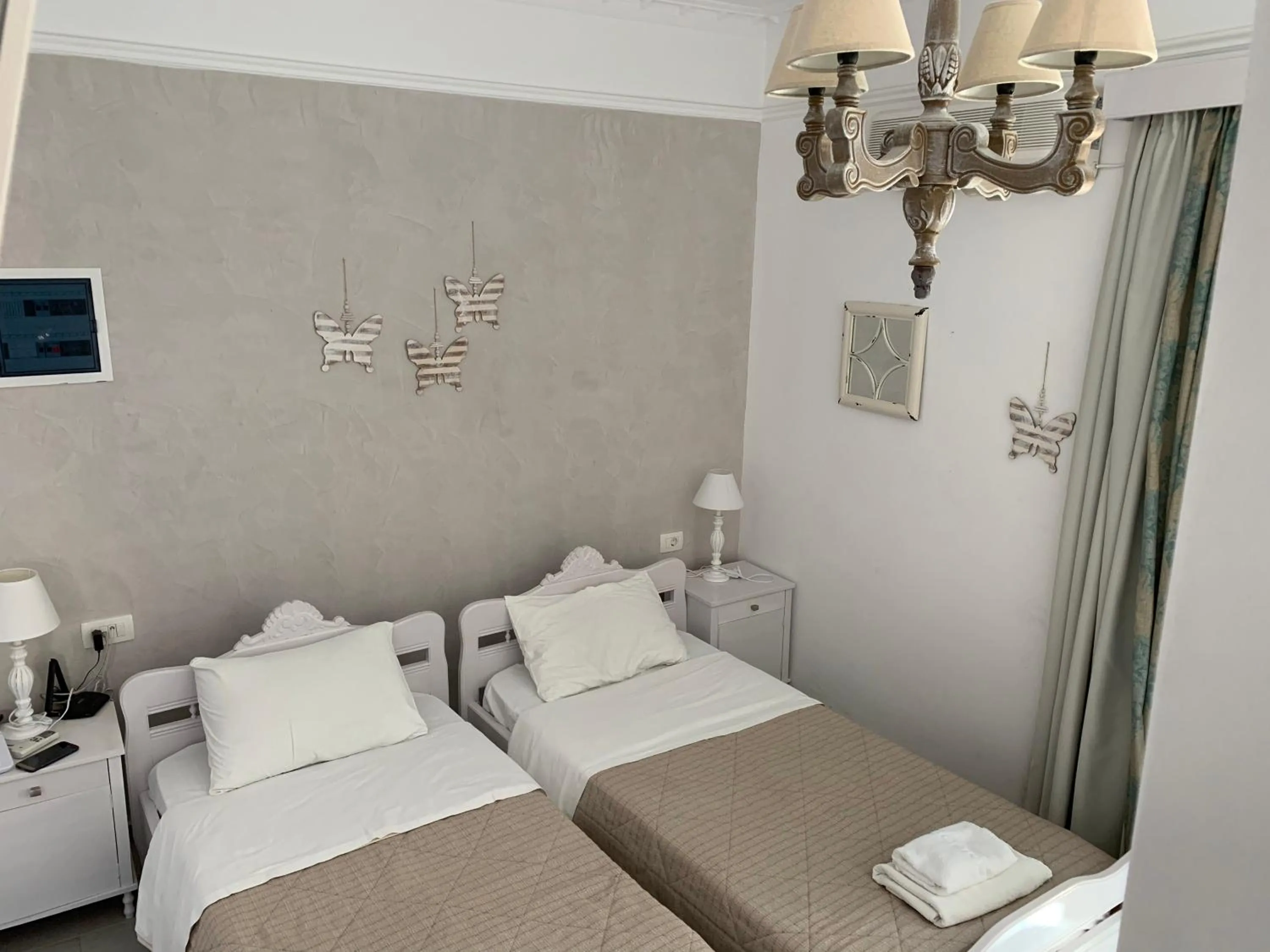 Bed in Blue Sea Hotel