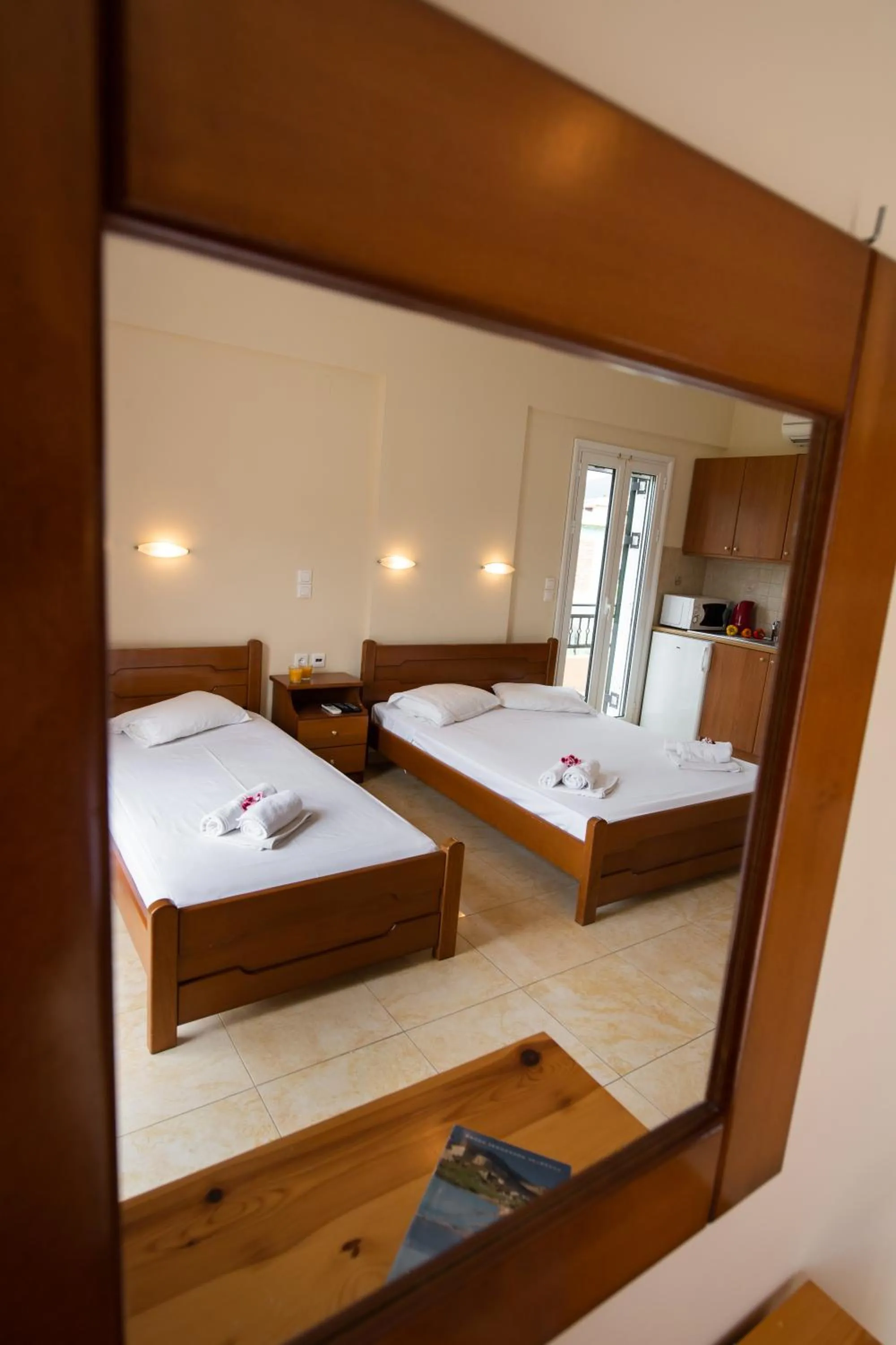 Bed in Calypso Luxury Studios