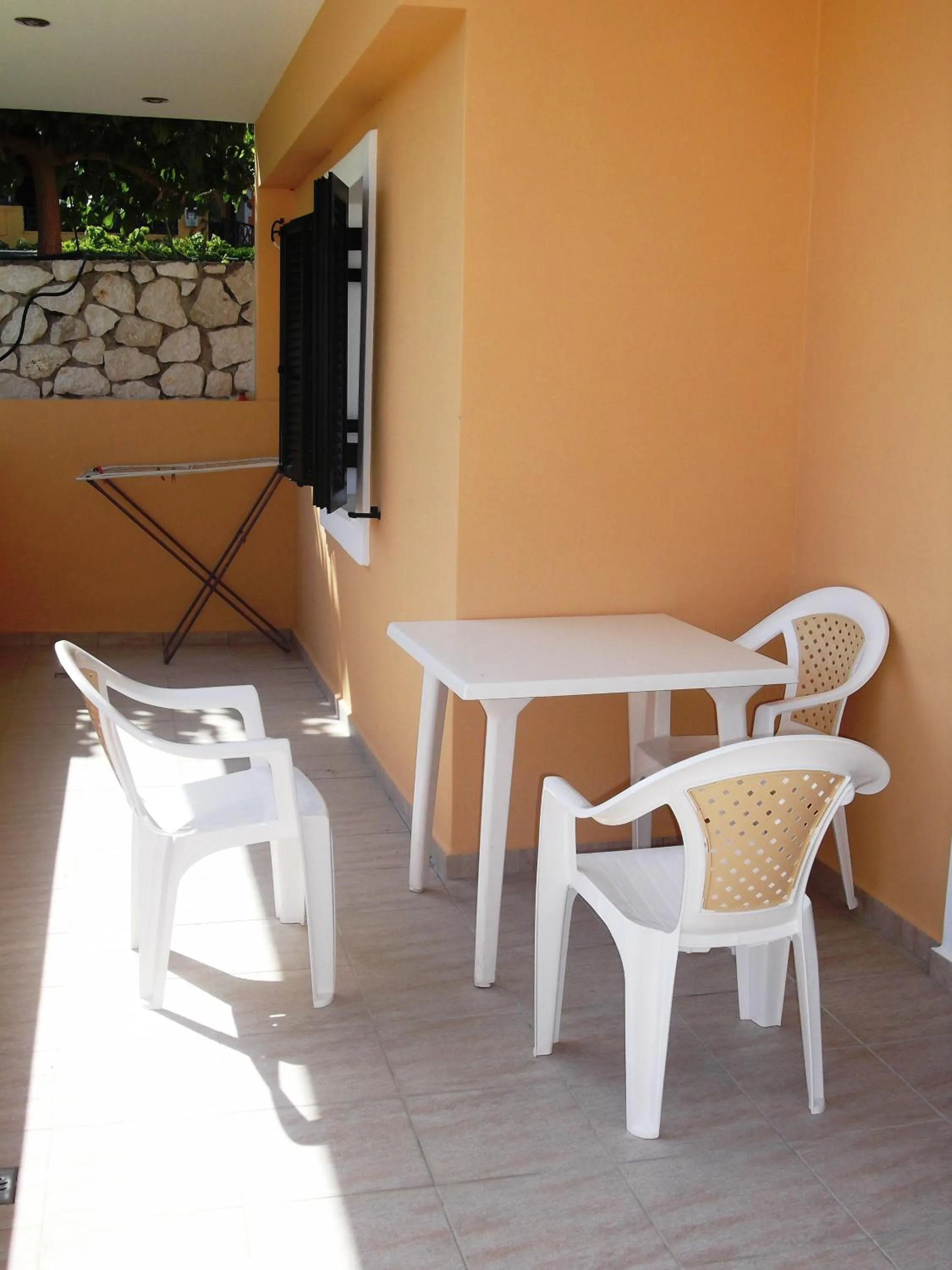 Patio in Calypso Luxury Studios