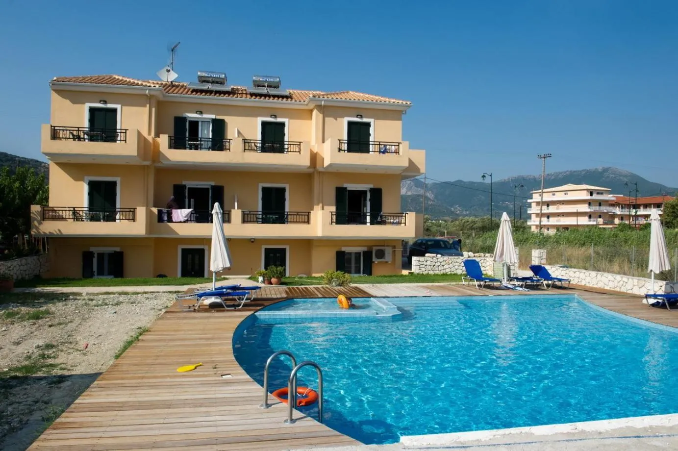 Swimming pool in Calypso Luxury Studios