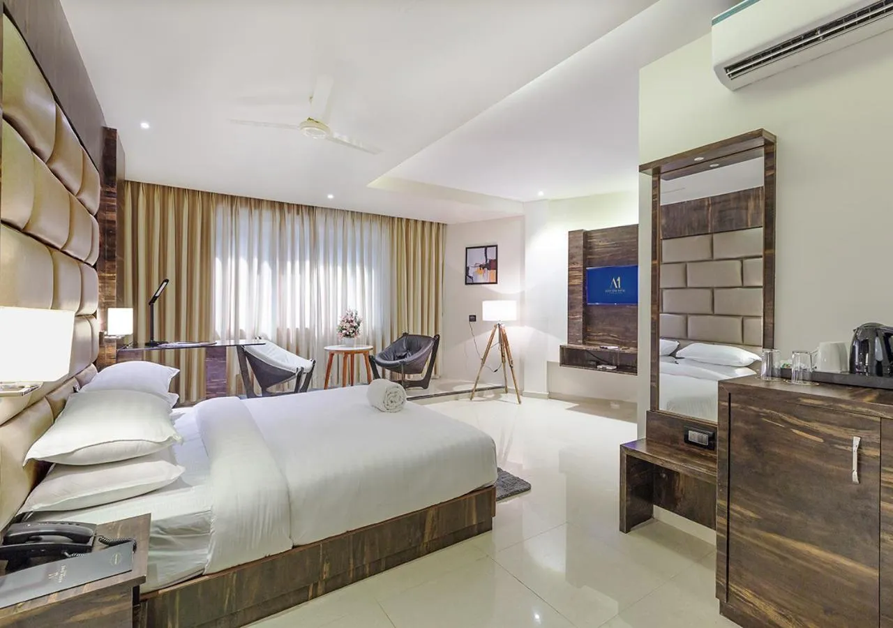 Bedroom, Bed in Aura One Hotel