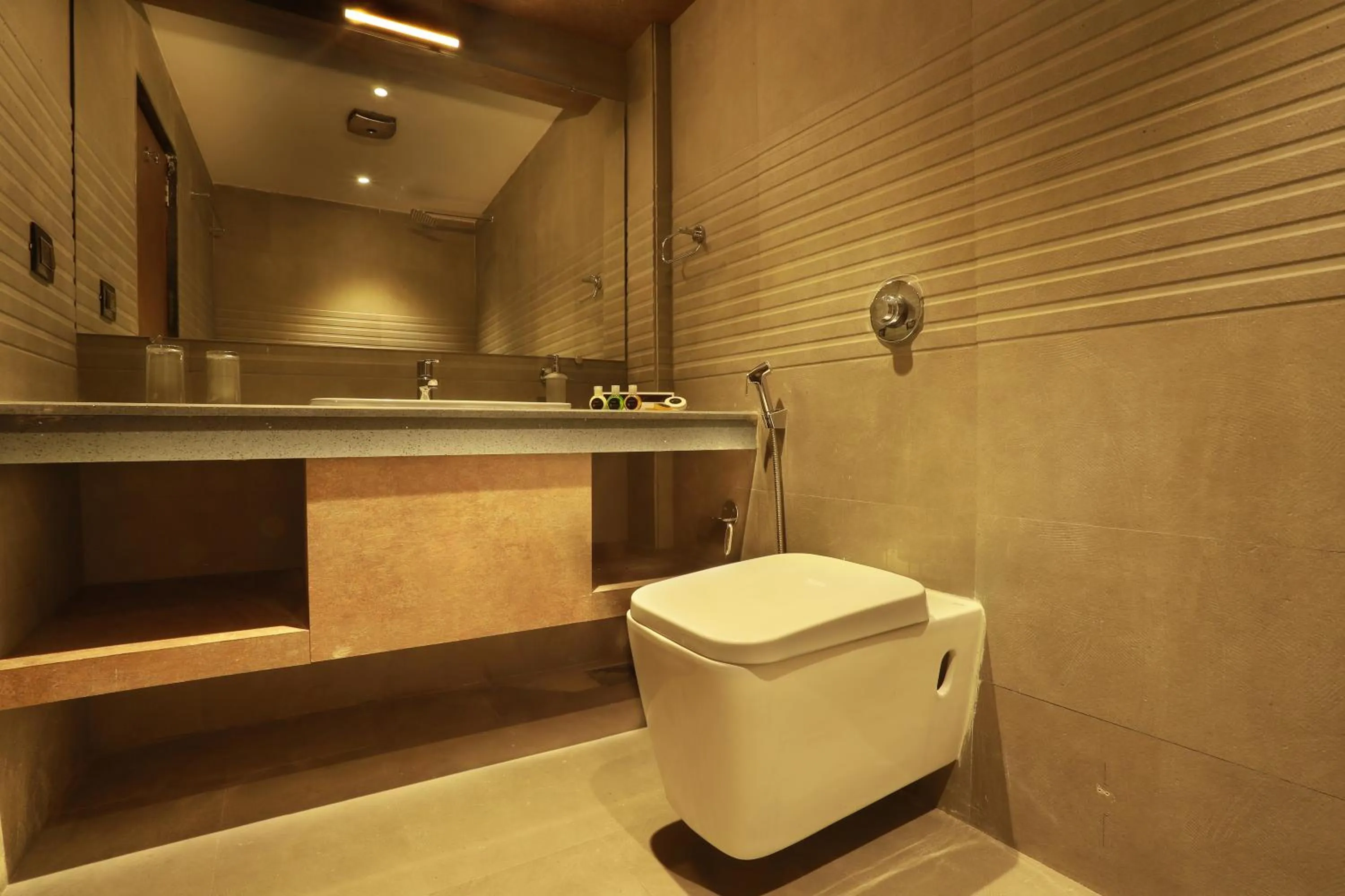 Bathroom in Aura One Hotel