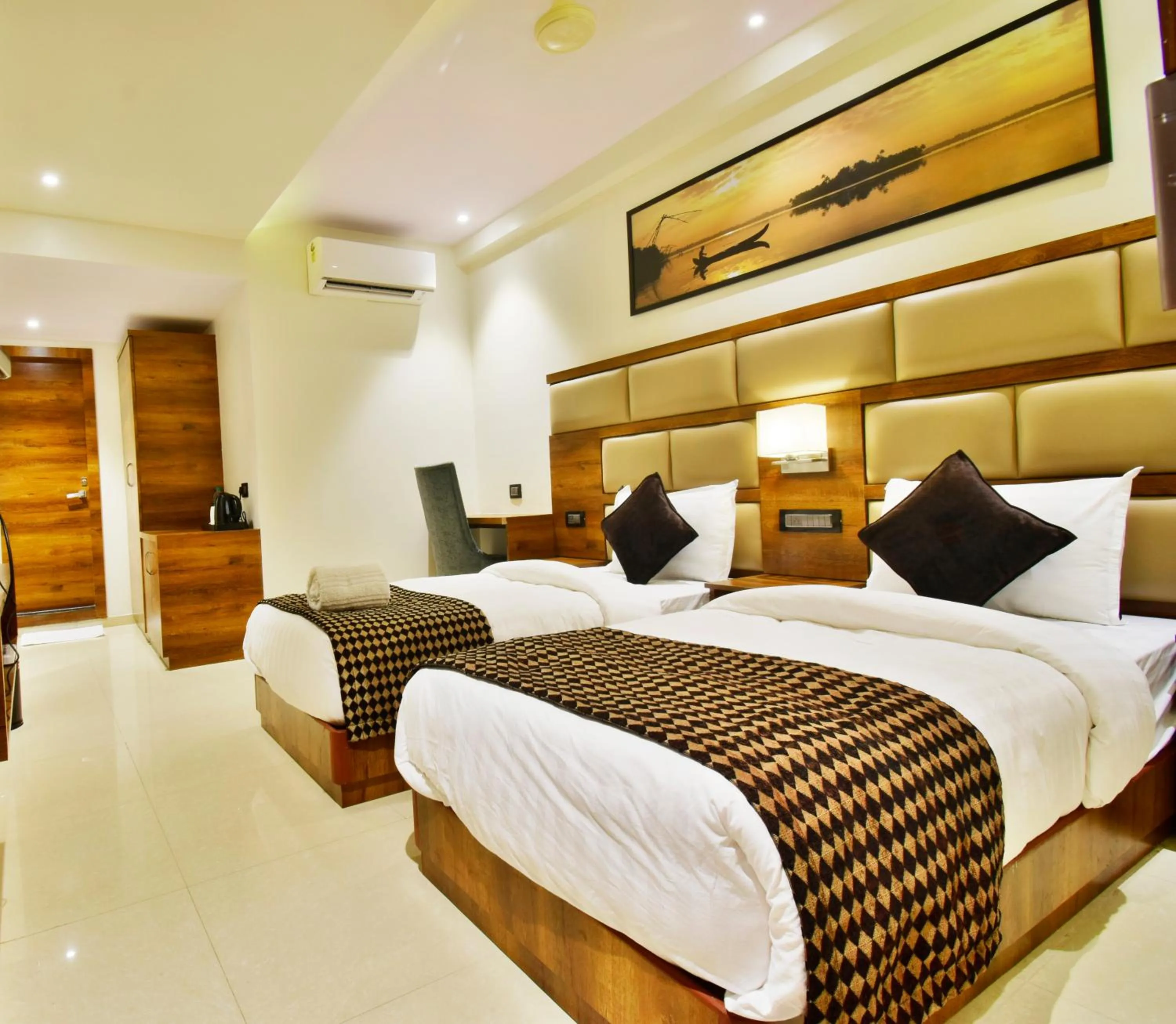 Bedroom, Bed in Aura One Hotel