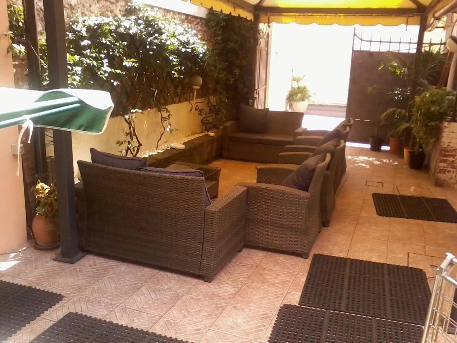 Patio in Hotel Milano San Giovanni Lupatoto