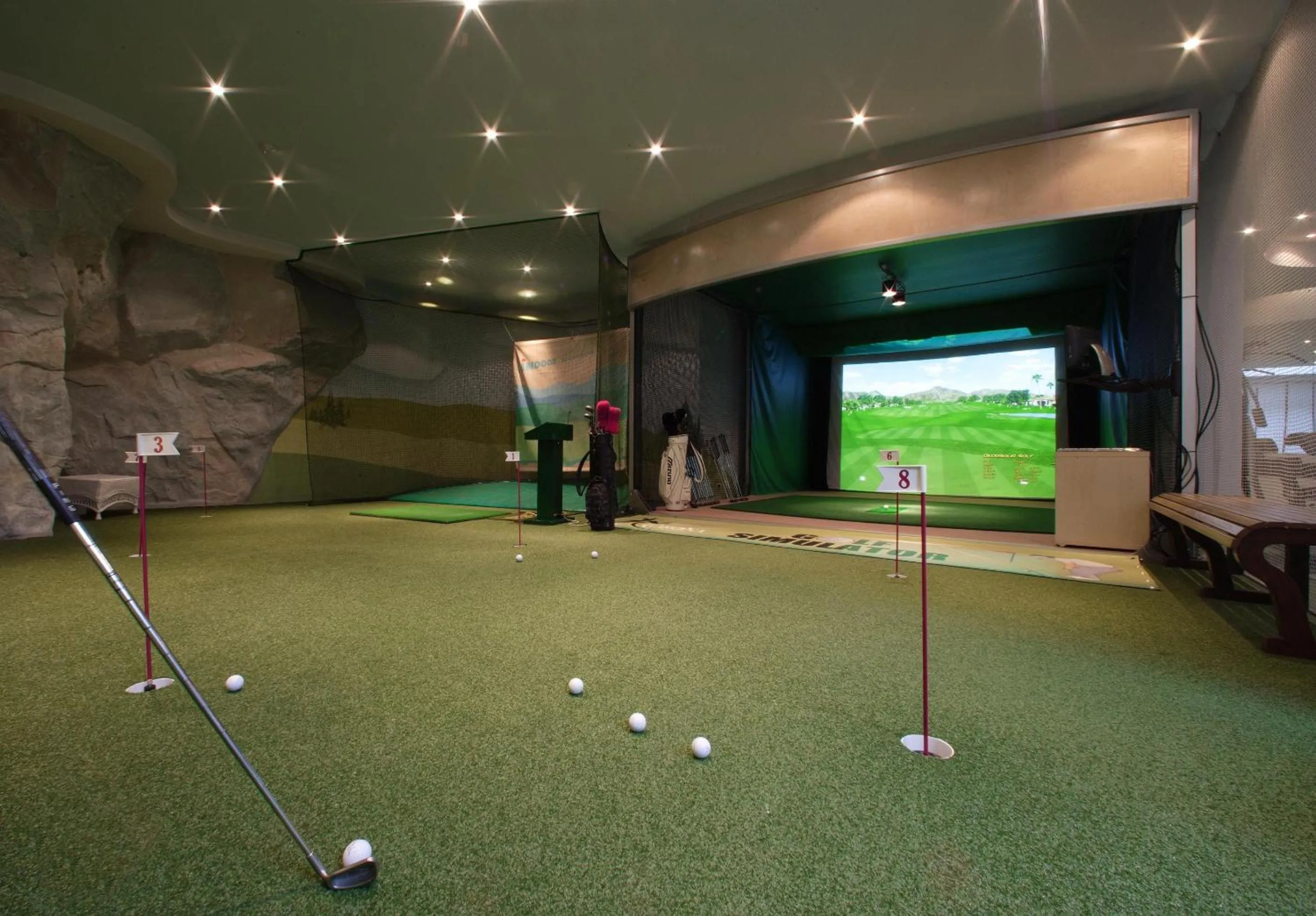 Golfcourse in Alpen Hotel Corona